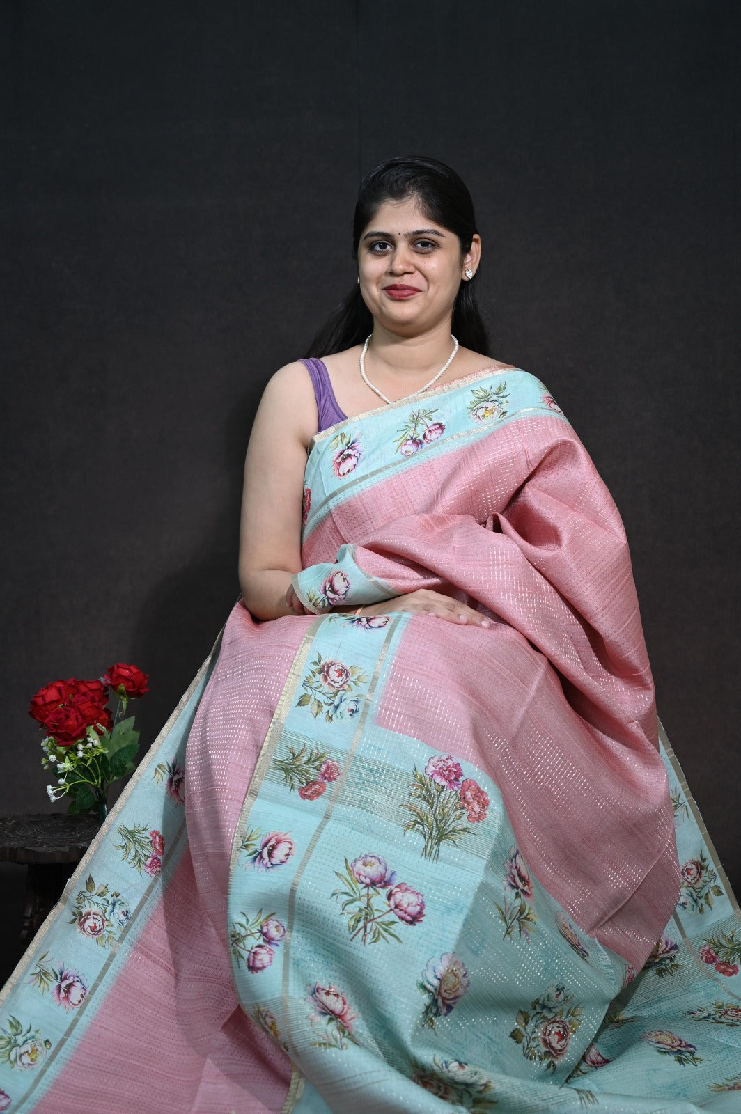 Ghicha Tussar Saree