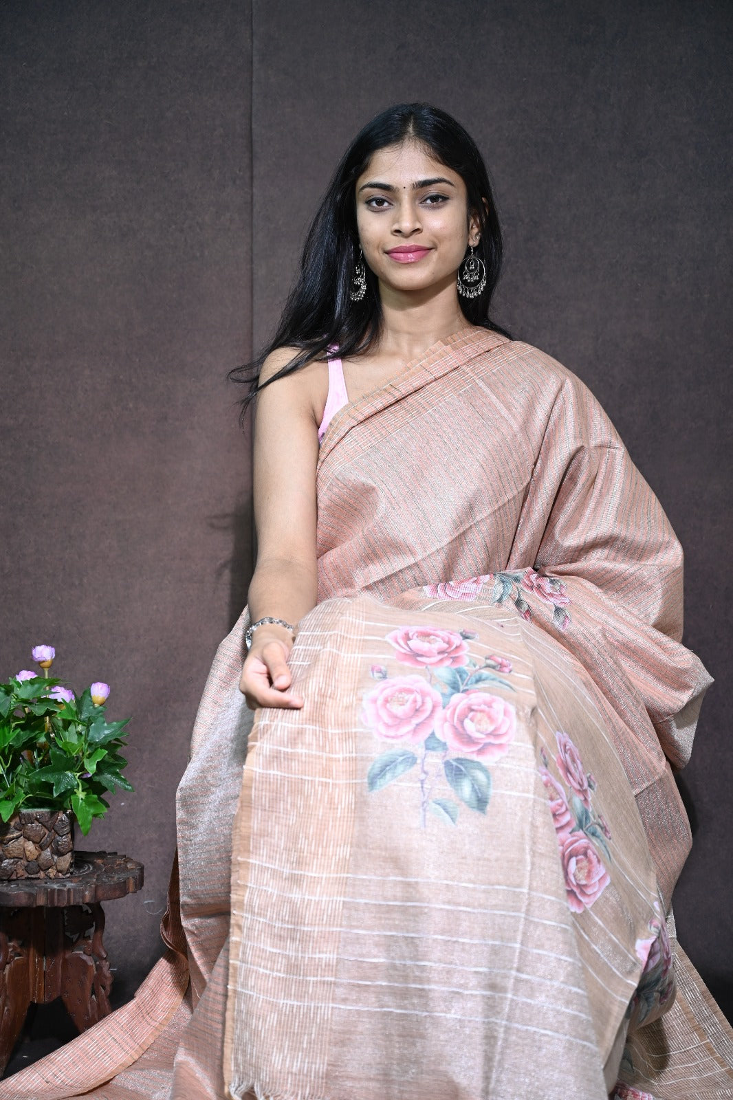 Jute Silk Saree