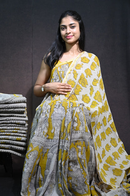 Kalamkari Kota Silk
