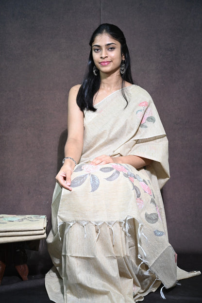 Jute Silk Saree
