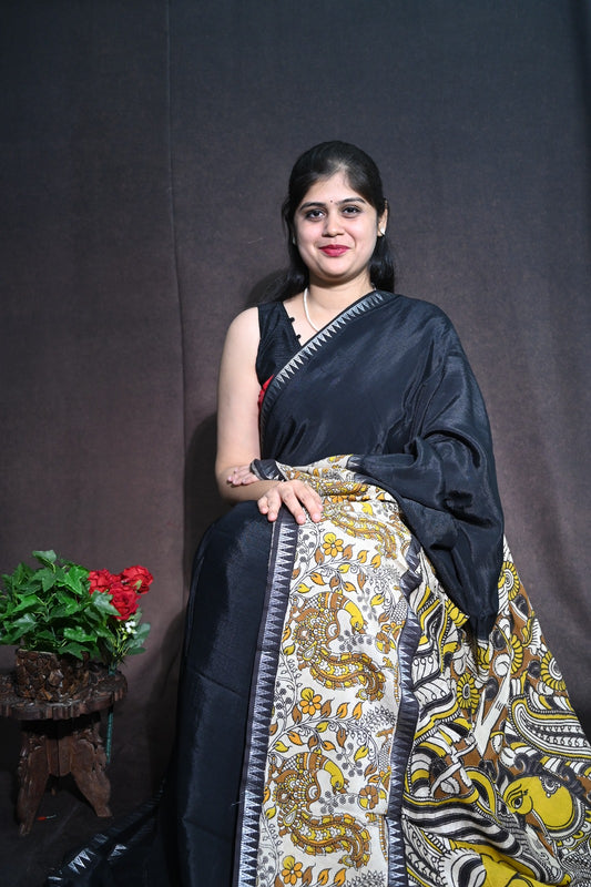 Mangalagiri kalamkari  Silk