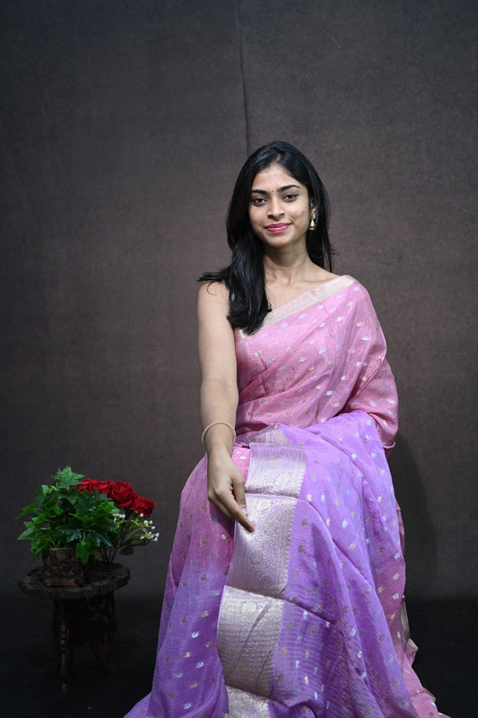 Jute Georgette Saree