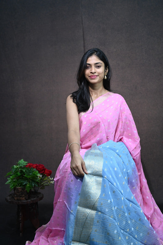 Jute Georgette Saree