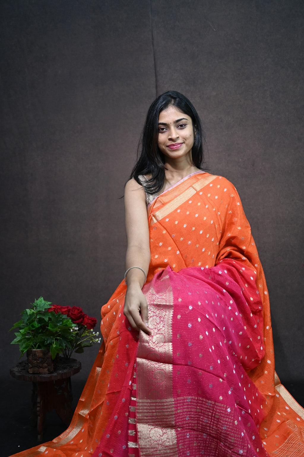 Jute Georgette Saree