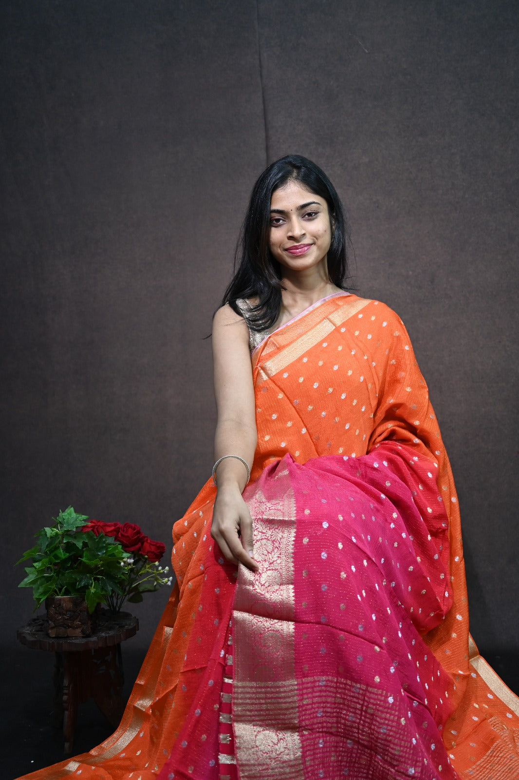 Jute Georgette Saree