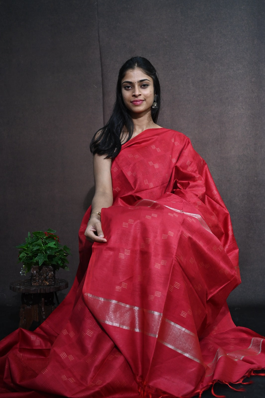 Semi Kota Tussar Silk Saree