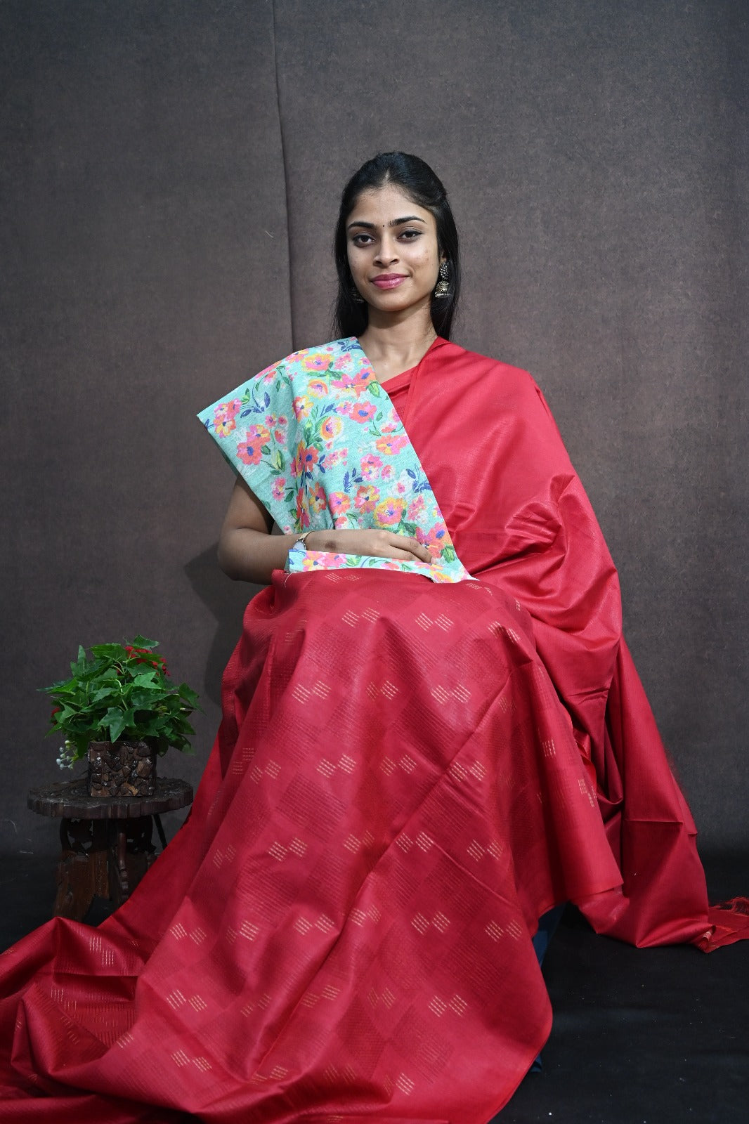 Semi Kota Tussar Silk Saree