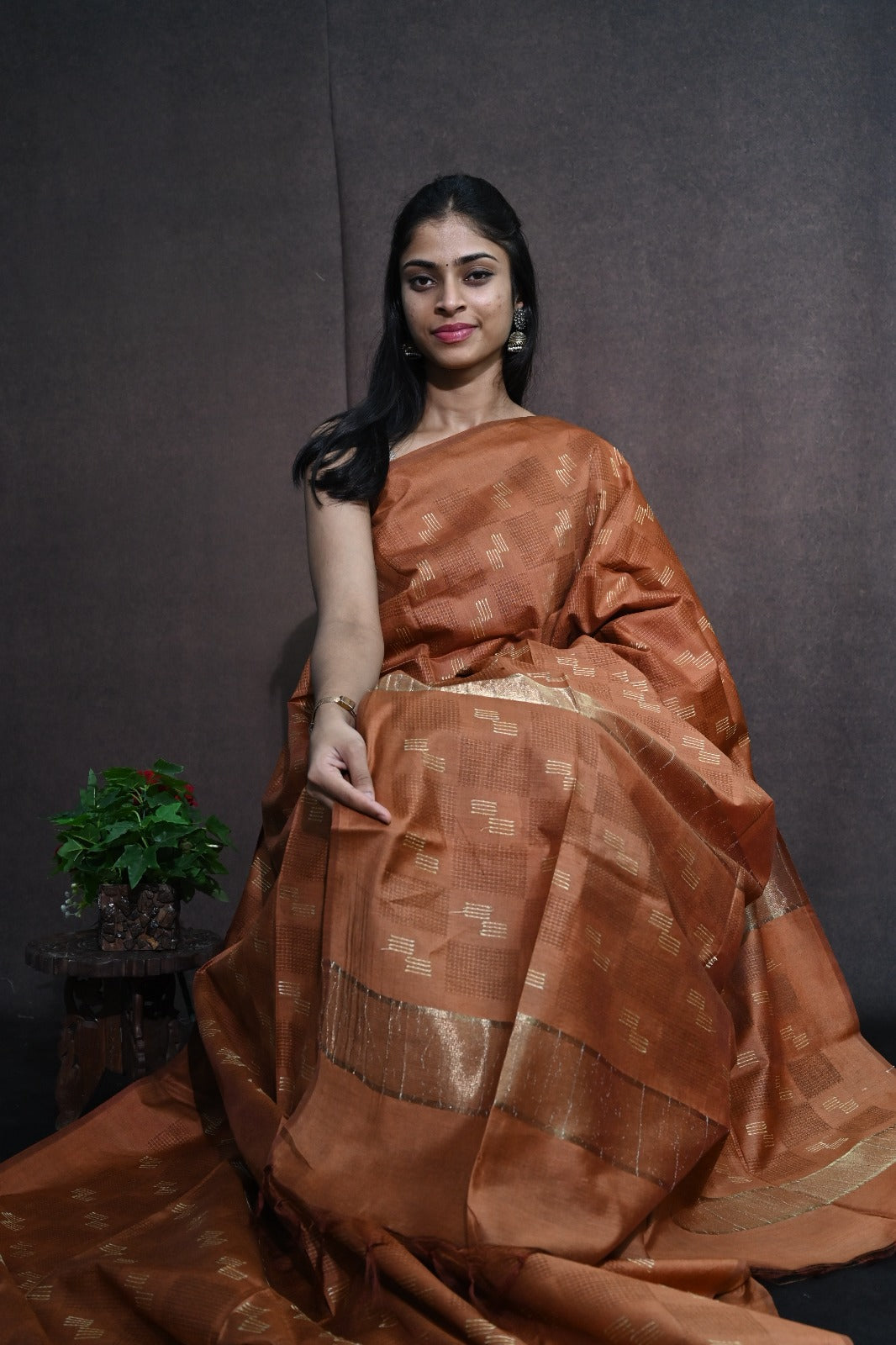 Semi Kota Tussar Silk Saree