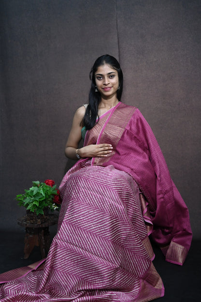 ButterFlow Chanderi Saree