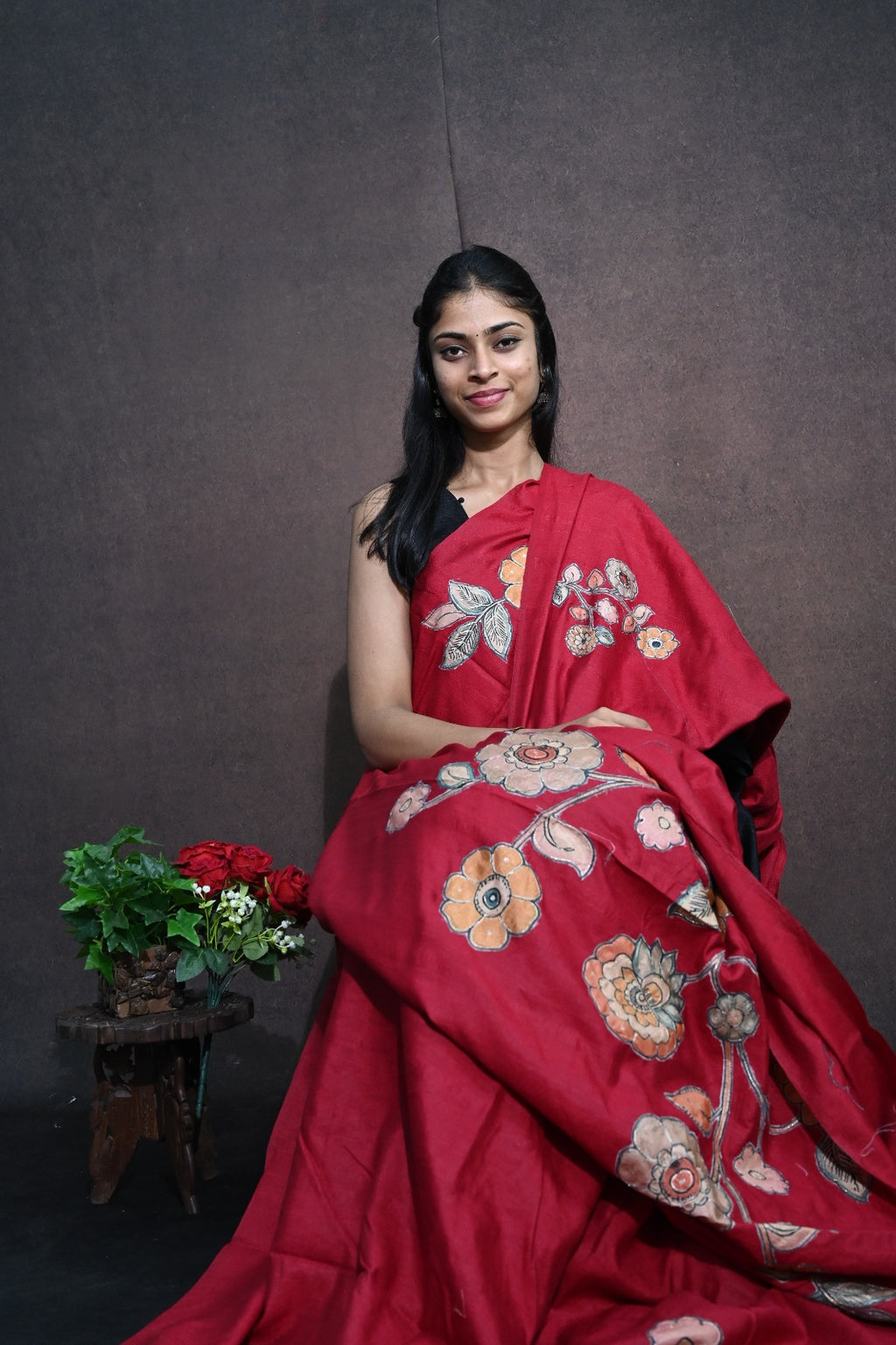 Matka Tussar Saree