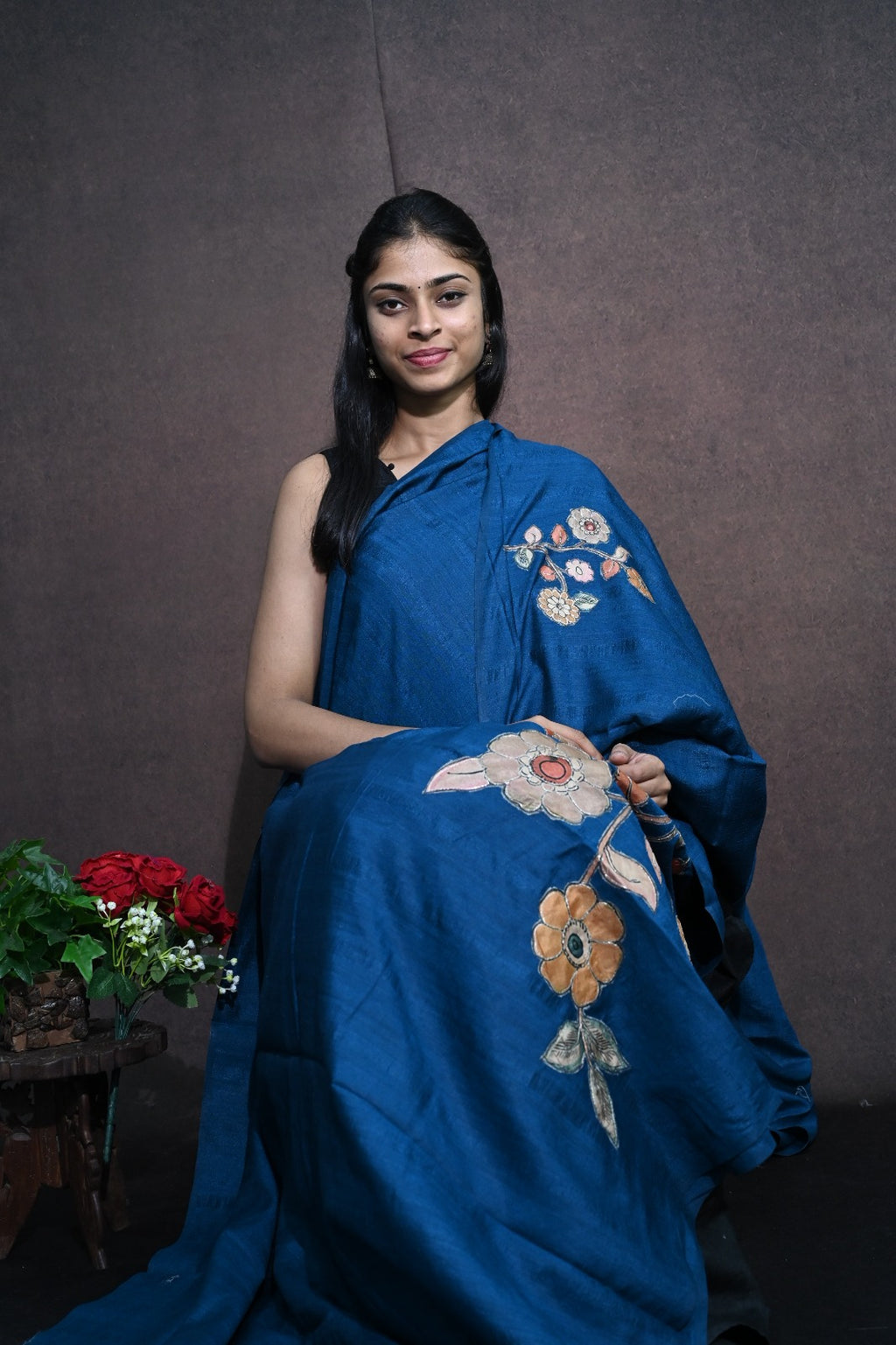 Matka Tussar Saree
