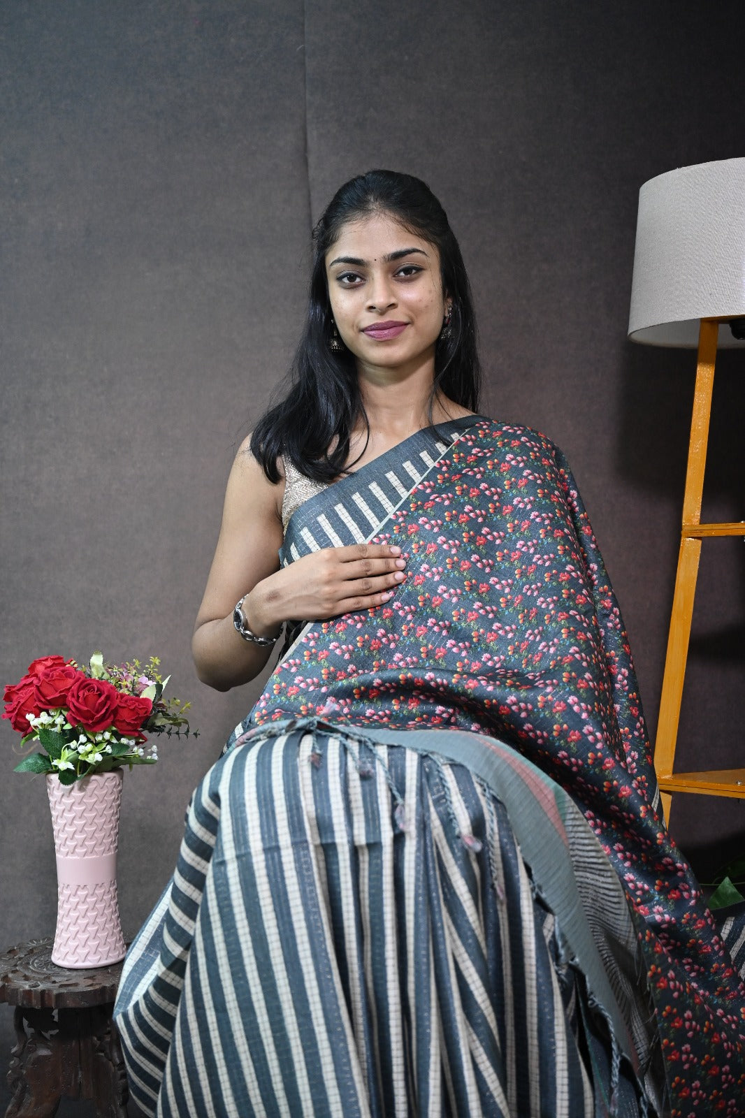 Tussar saree