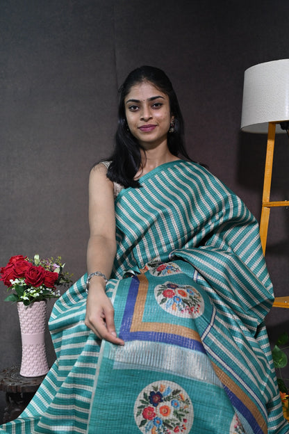 Tussar saree