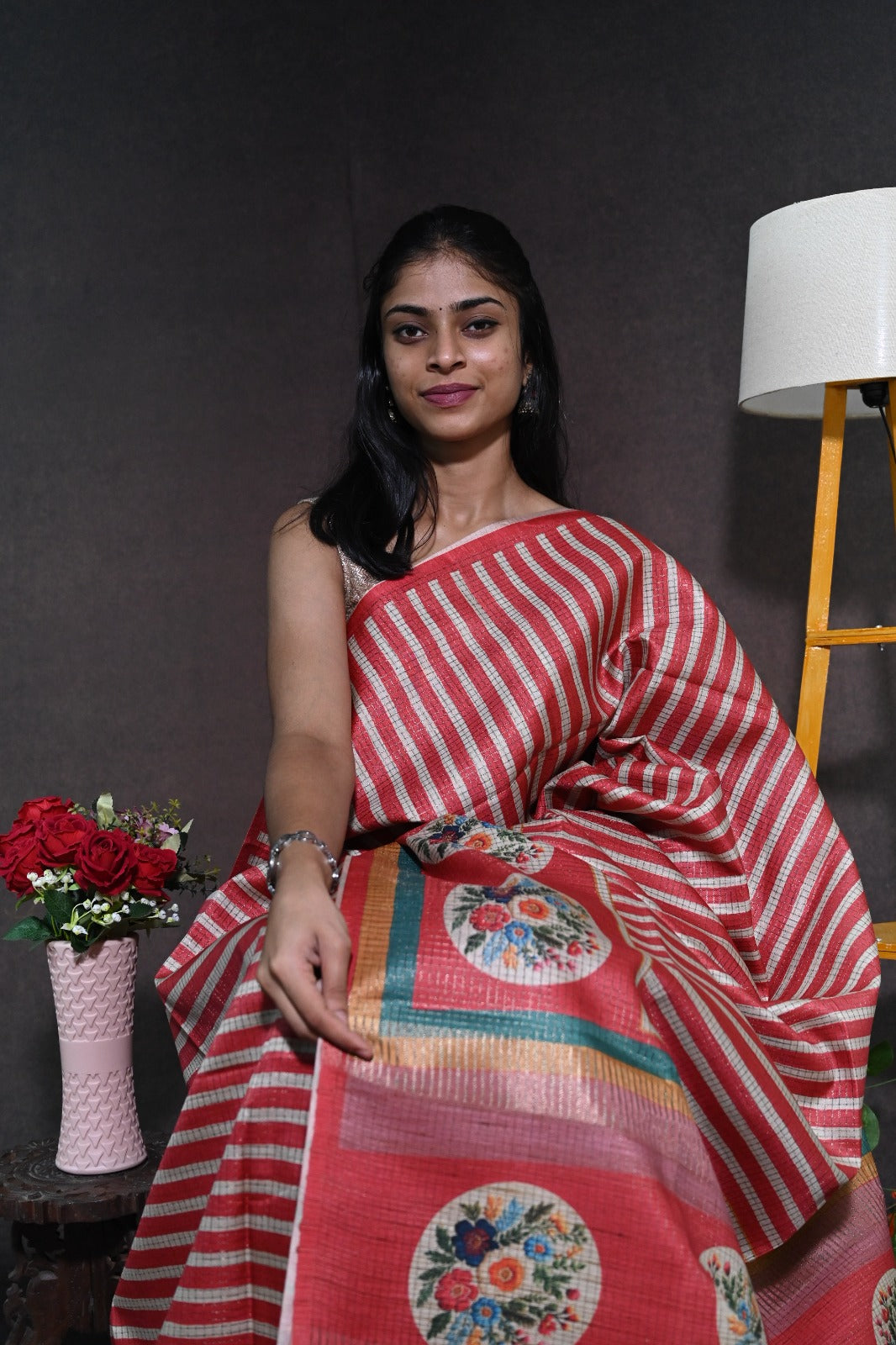 Tussar saree