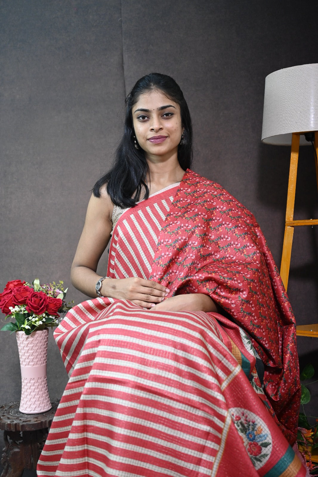 Tussar saree