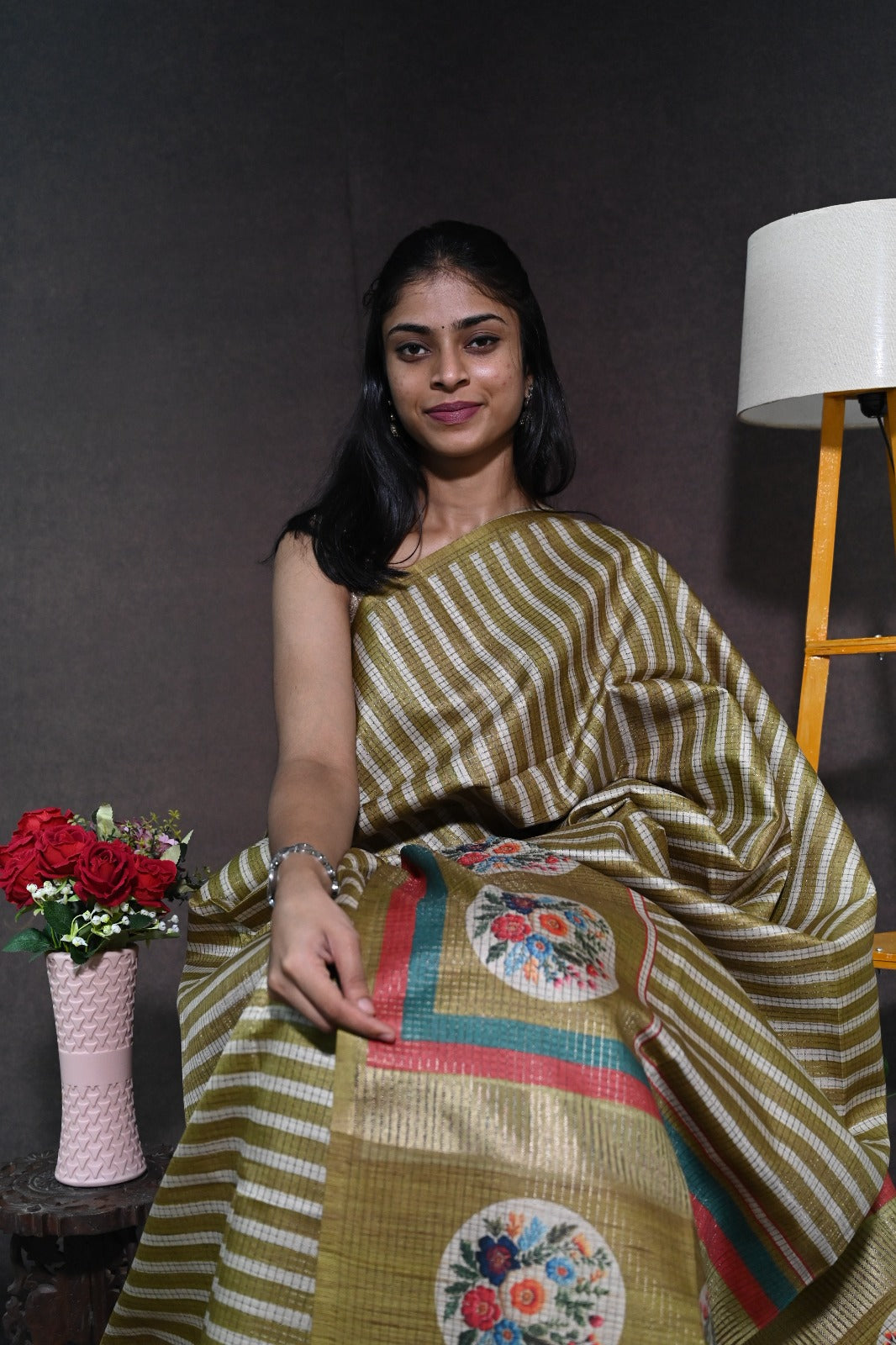 Tussar saree