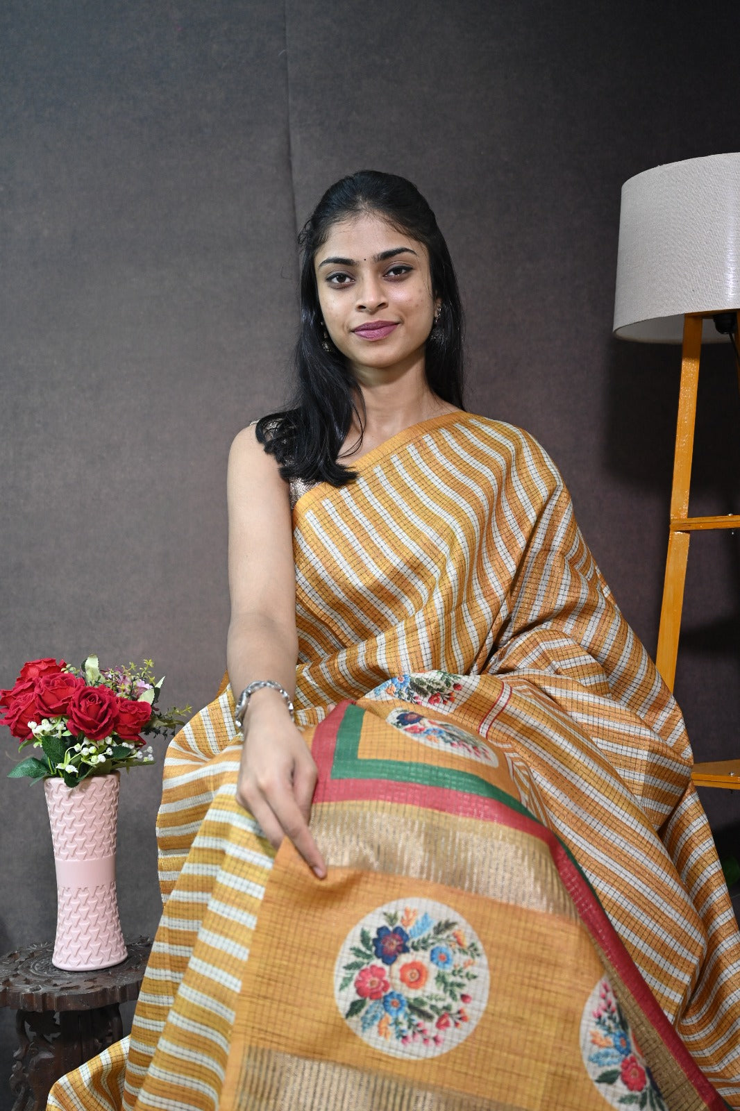 Tussar saree