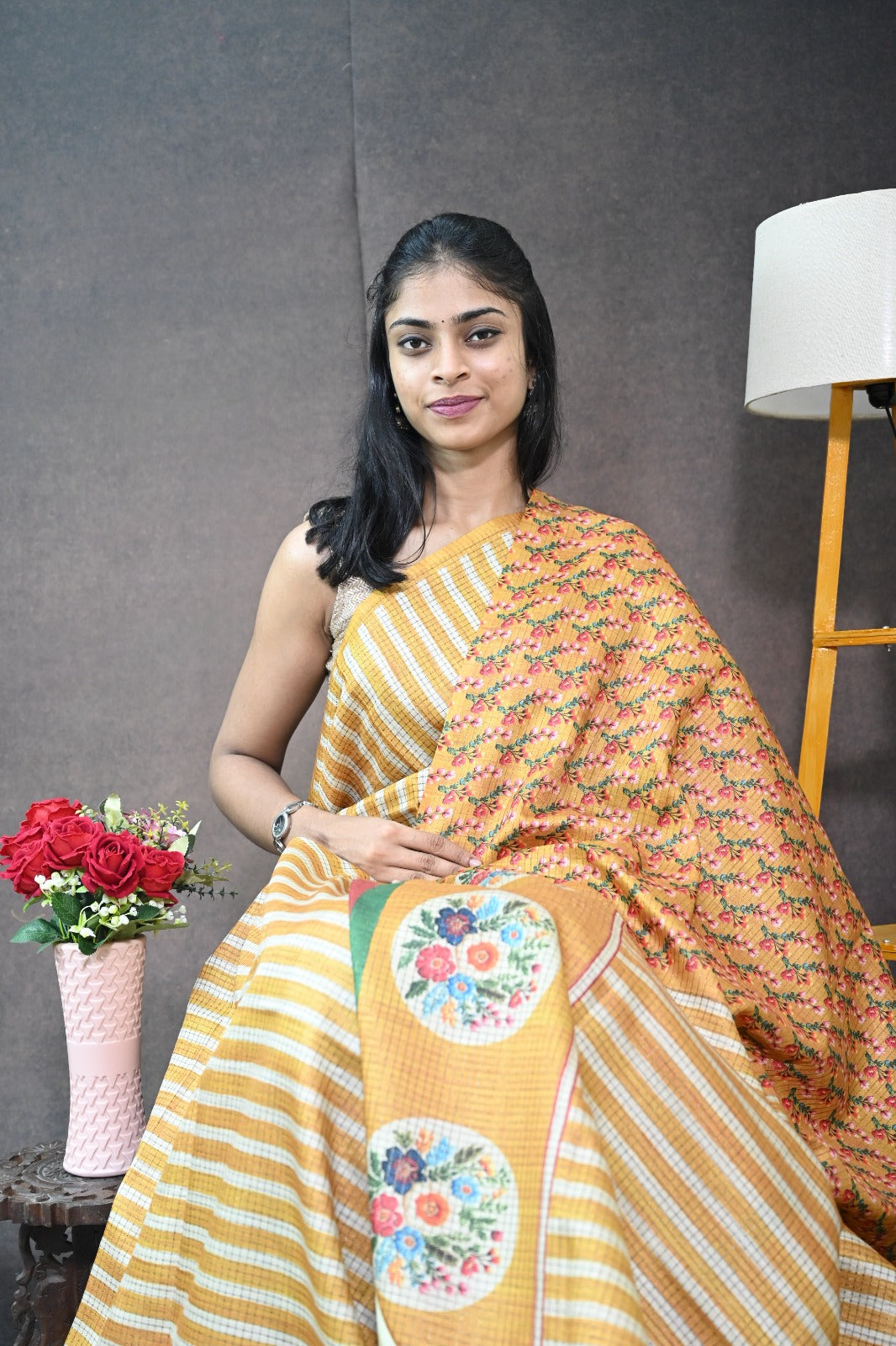 Tussar saree