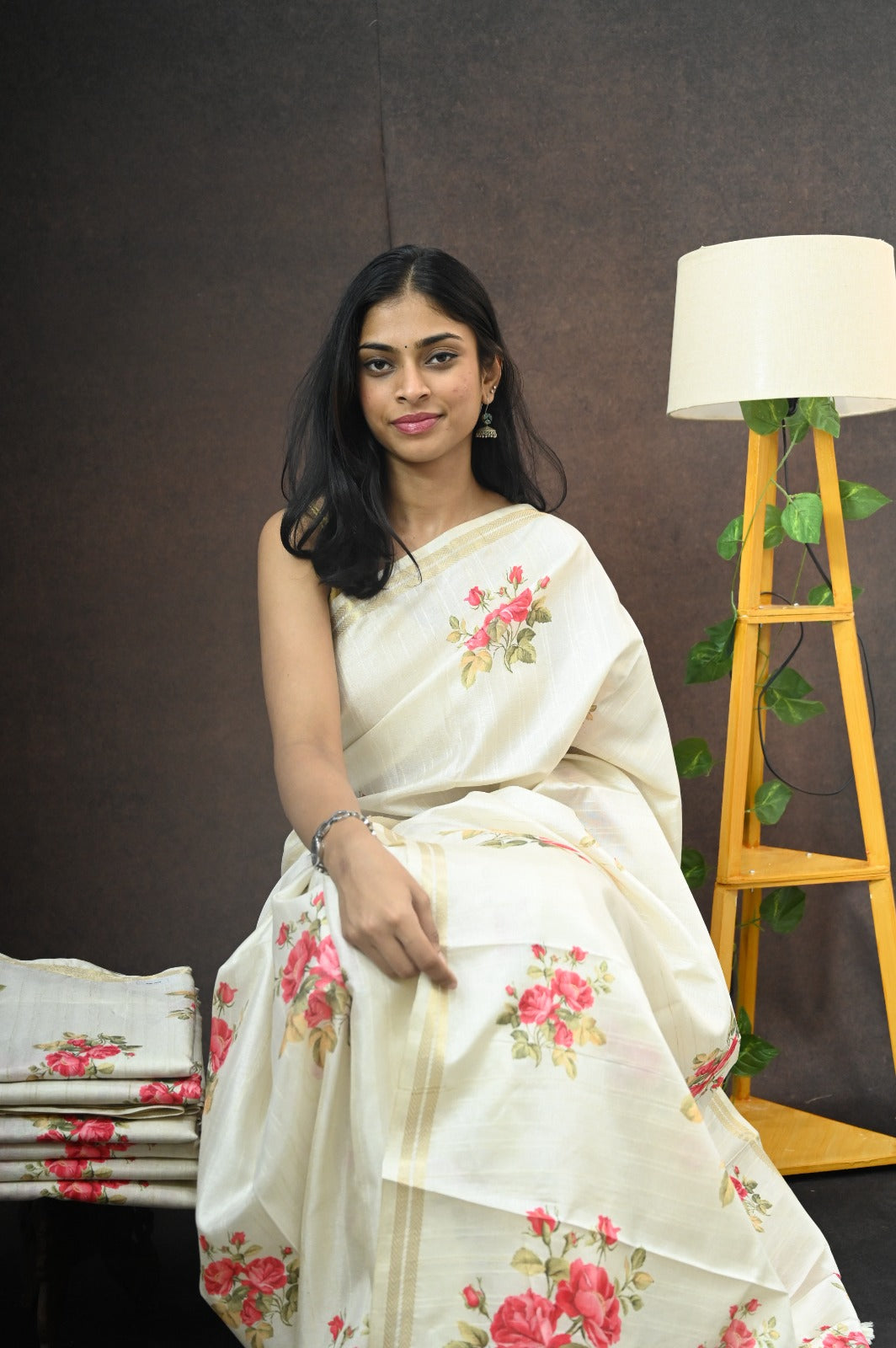 Semi Tussar Silk Saree