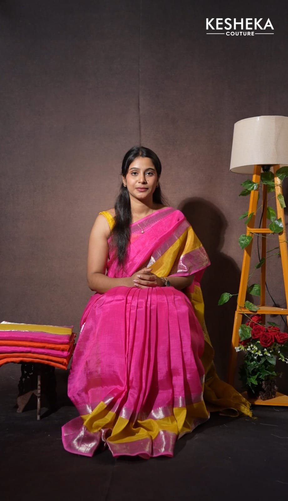 Pure Handloom Mangalagiri Silk Saree