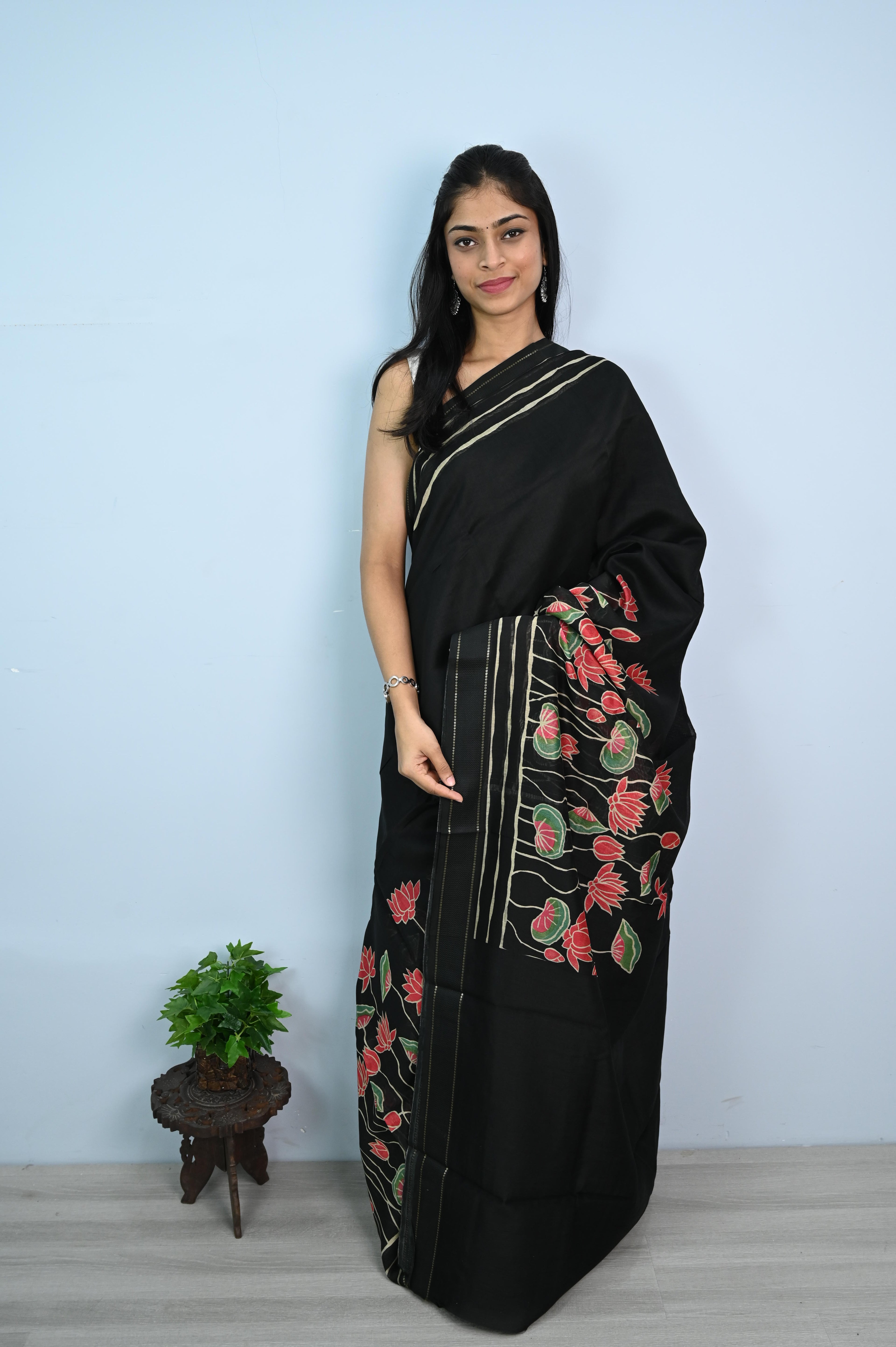 Pure Chanderi Butter Silk Saree