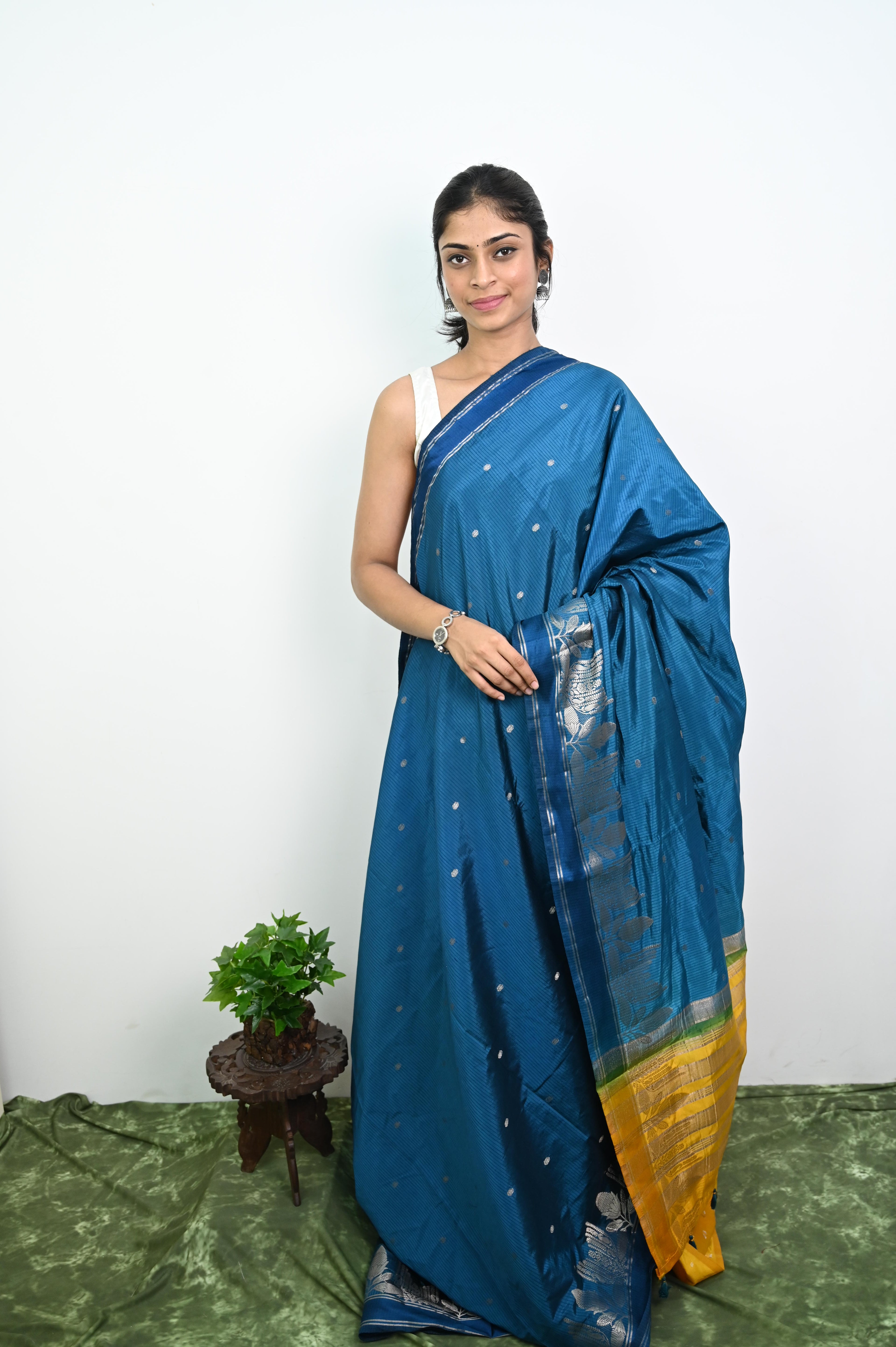 Banarasi Tussar Silk Saree