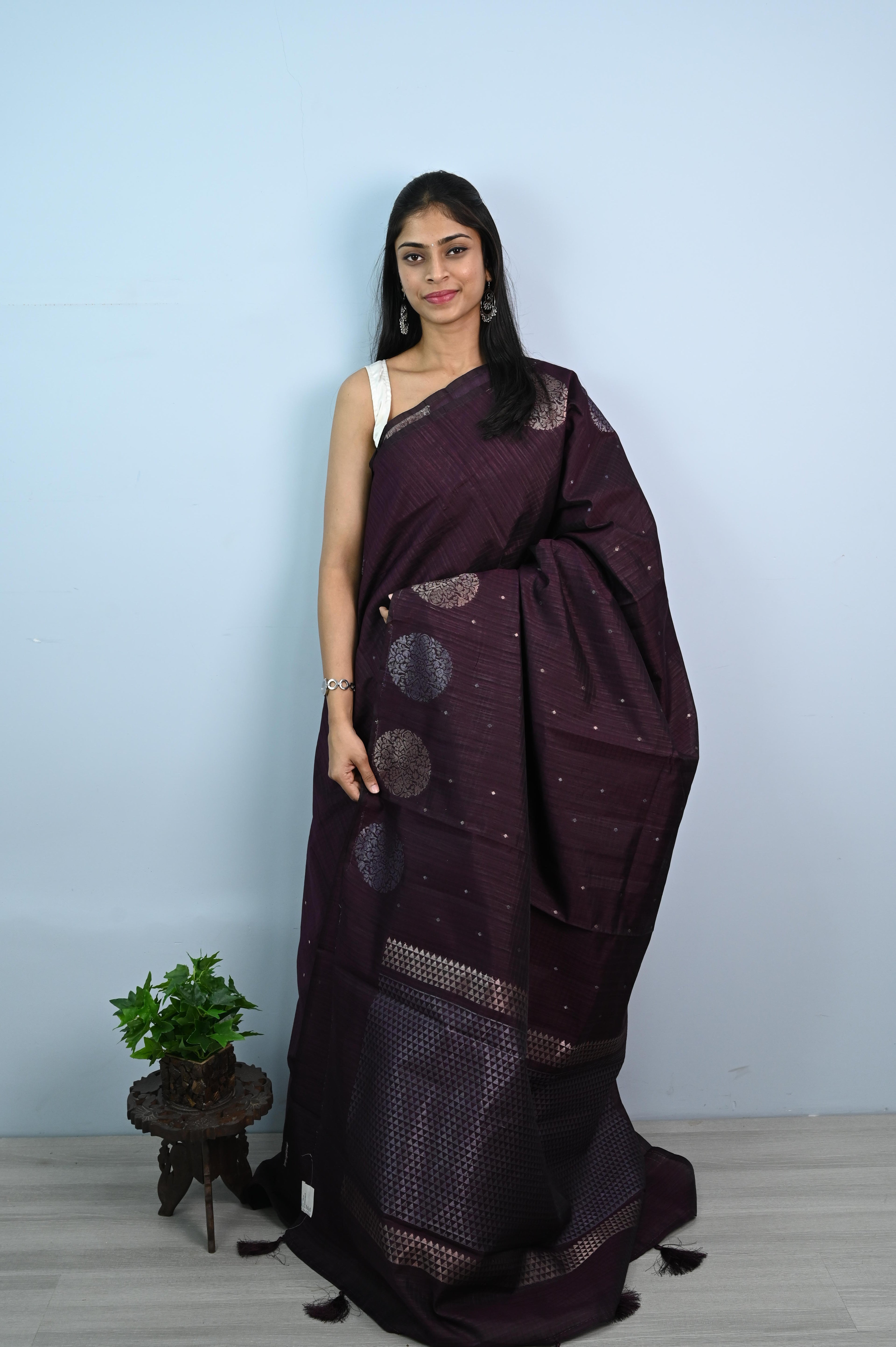 Jute Silk Saree