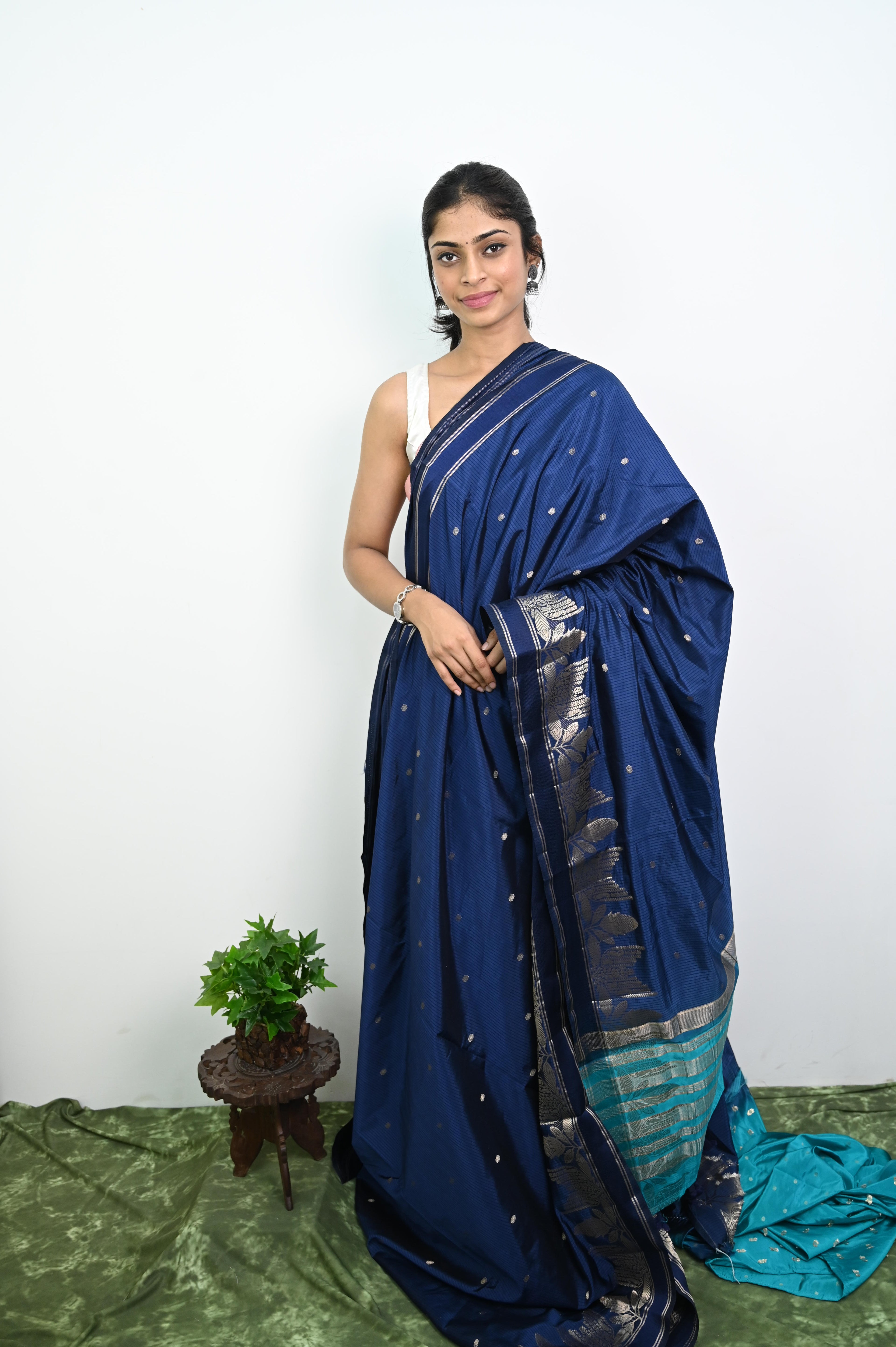 Banarasi Tussar Silk Saree
