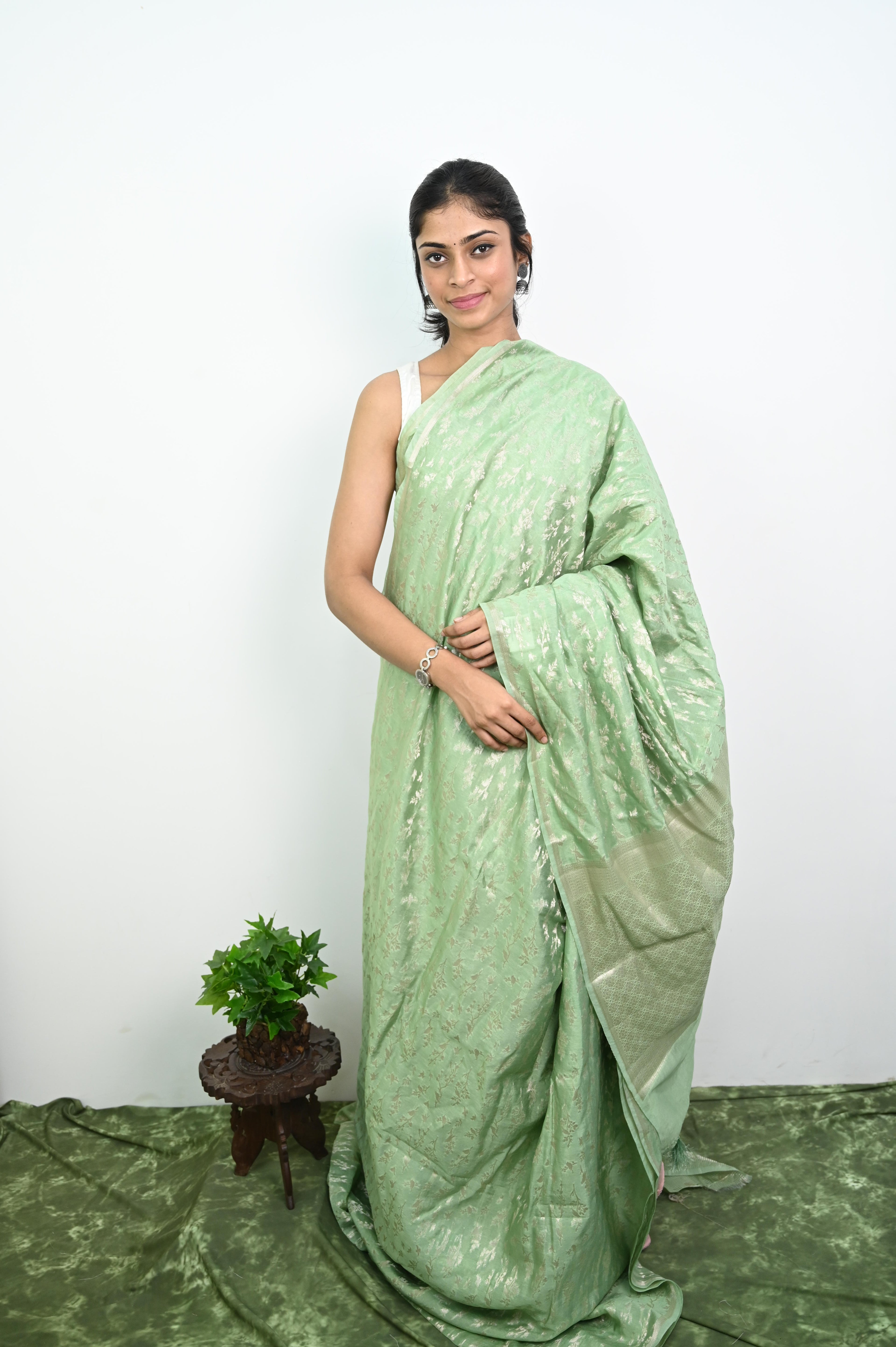 Banarasi Chanderi Silk Saree