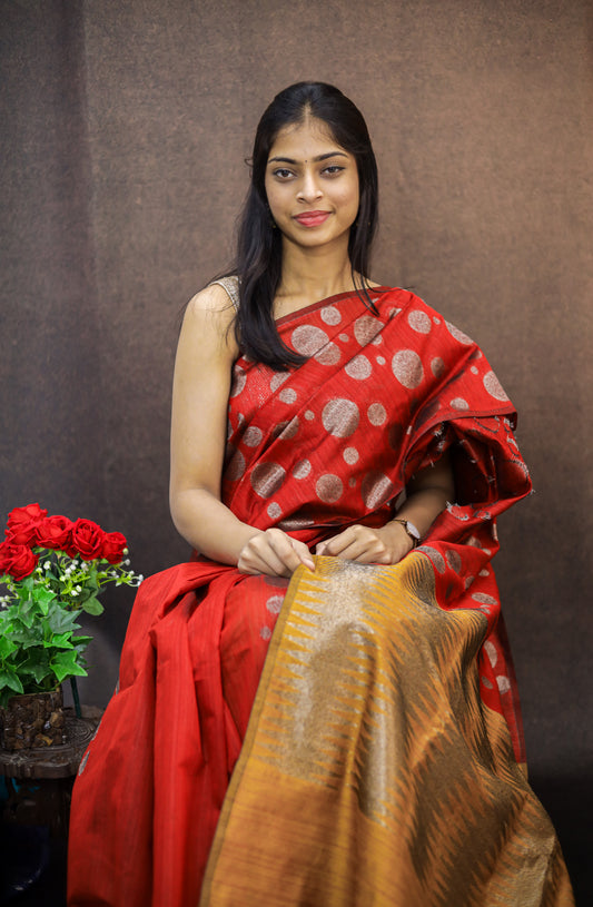 Jute Silk Saree