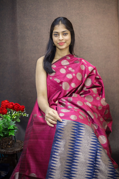 Jute Silk Saree
