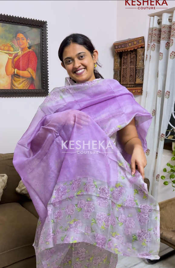 Pure Chanderi salwar suit