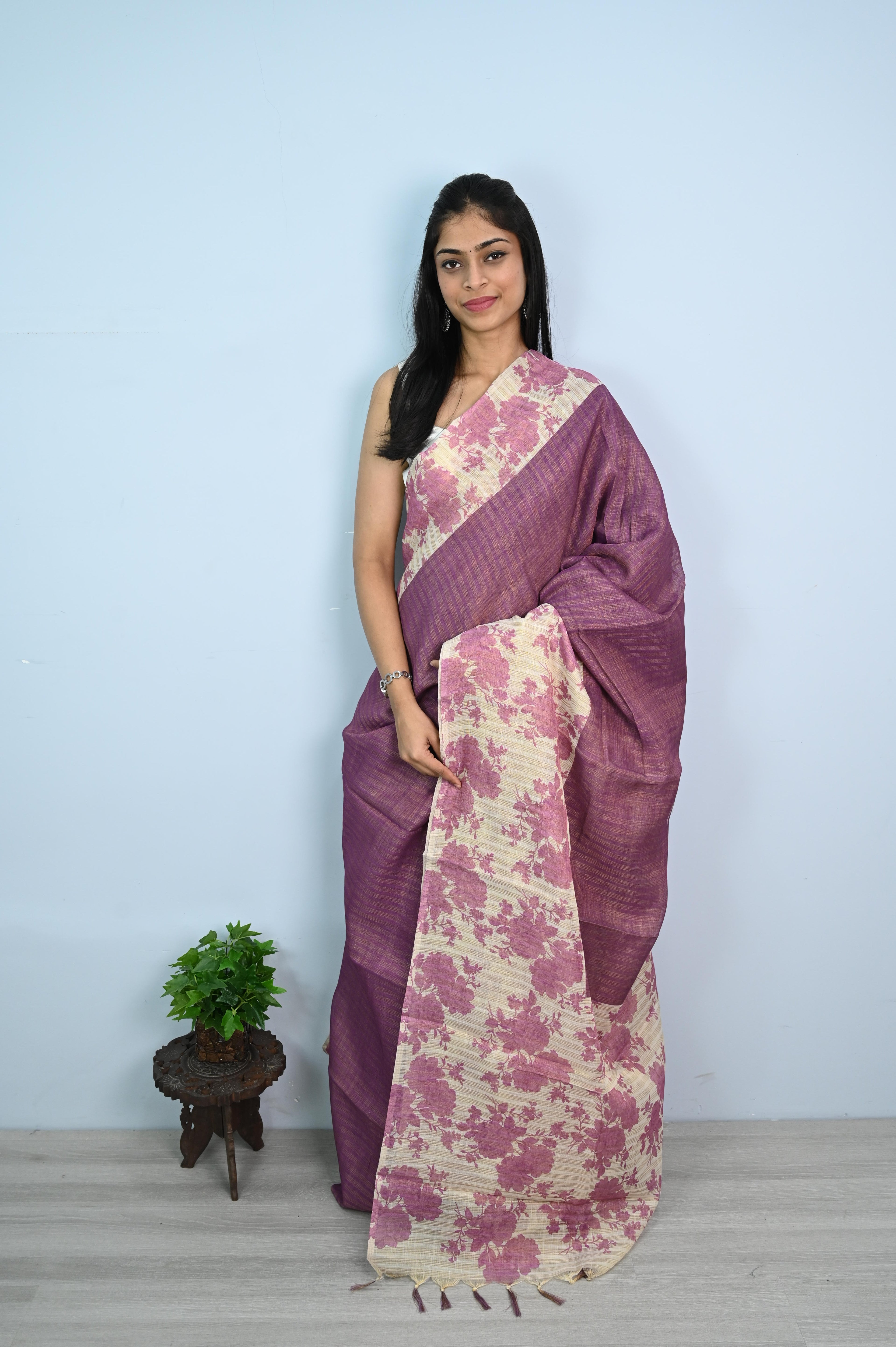 Khadi Tissue Saree