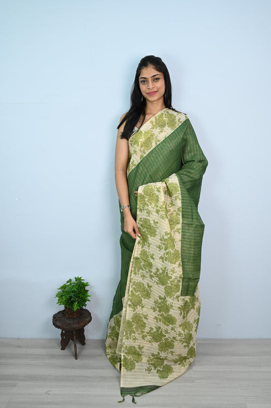Khadi Tissue Saree