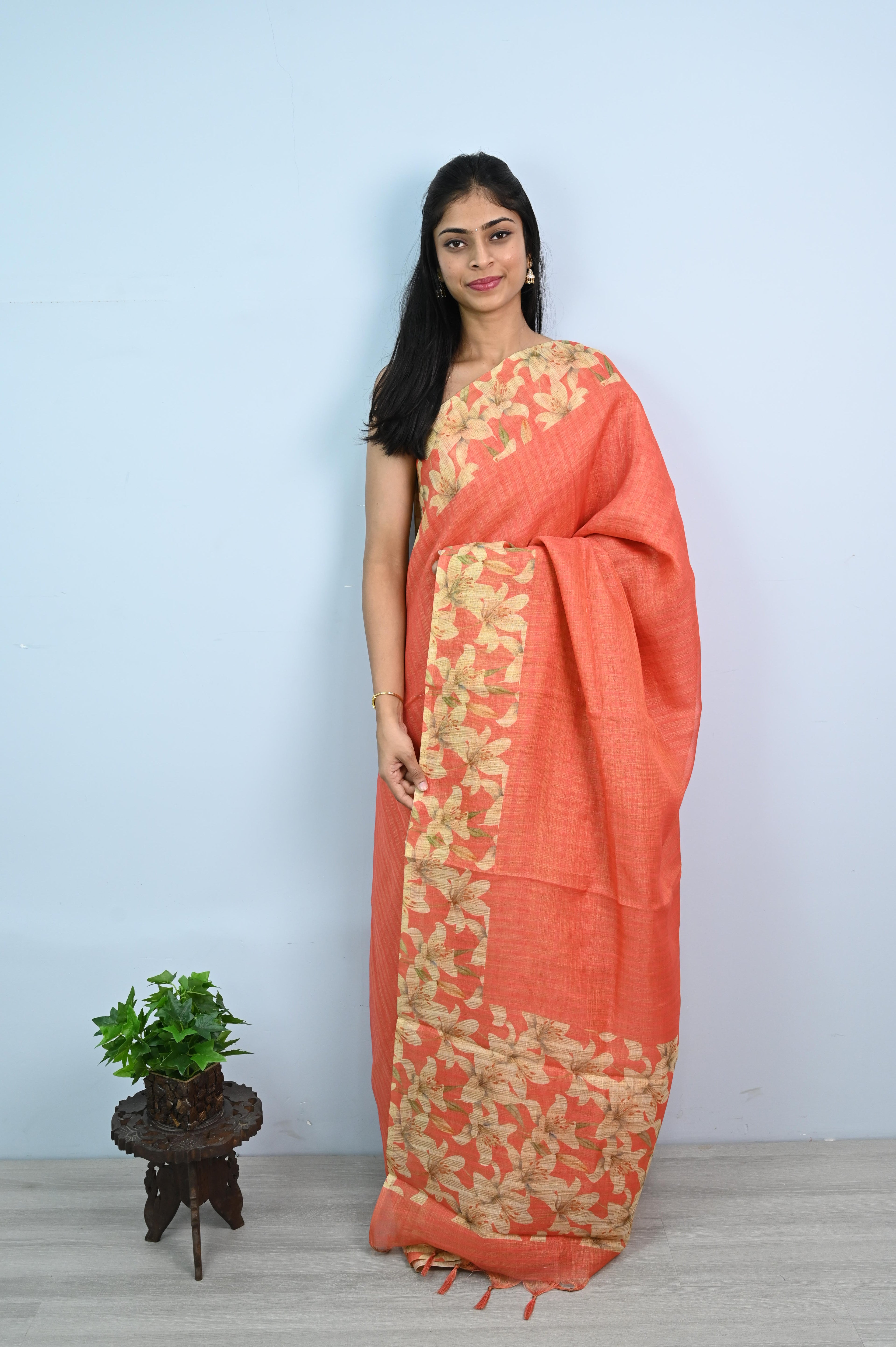 Khadi Tissue Saree