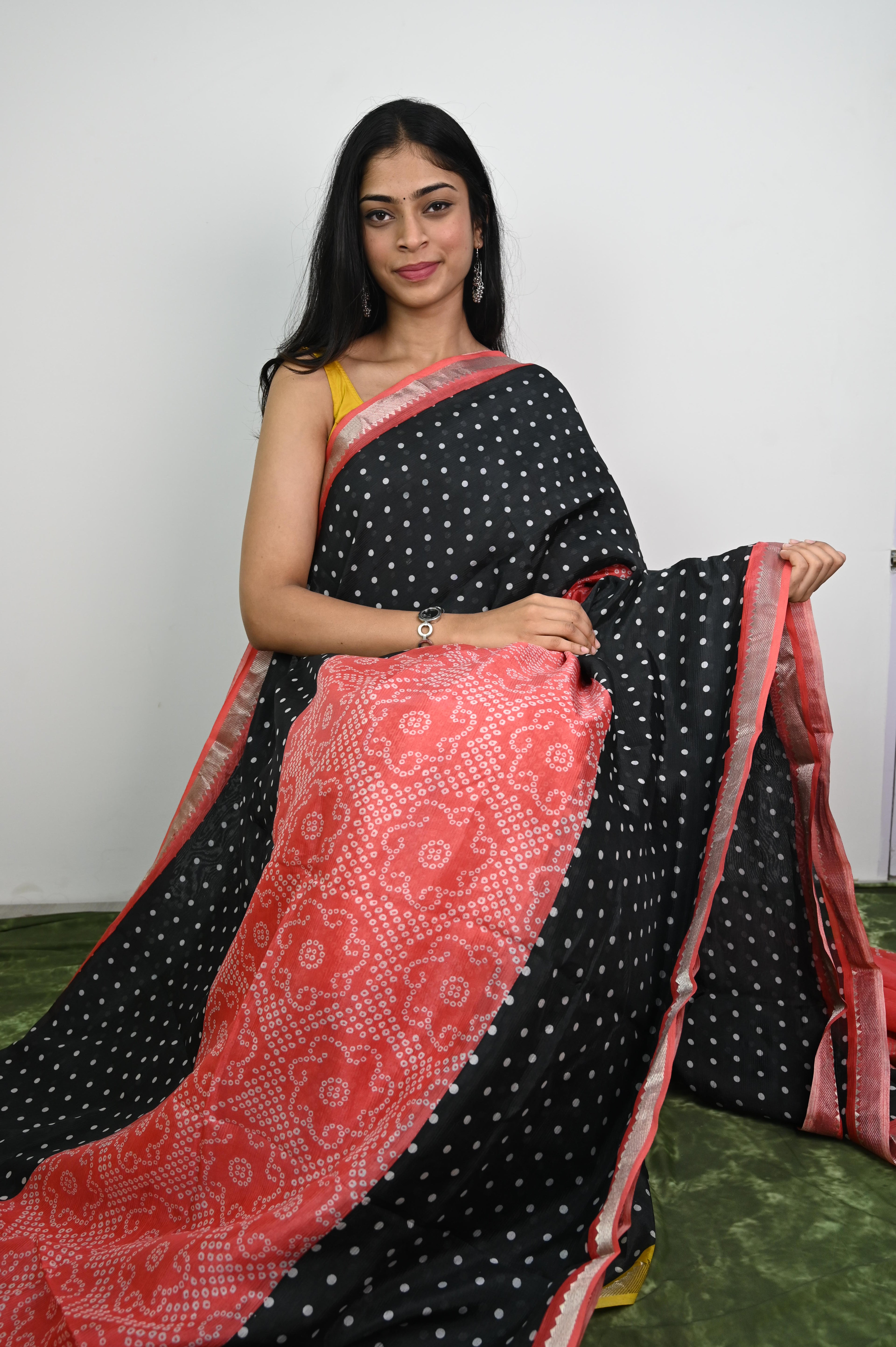 Pure Handloom Mangalagiri Silk Sarees