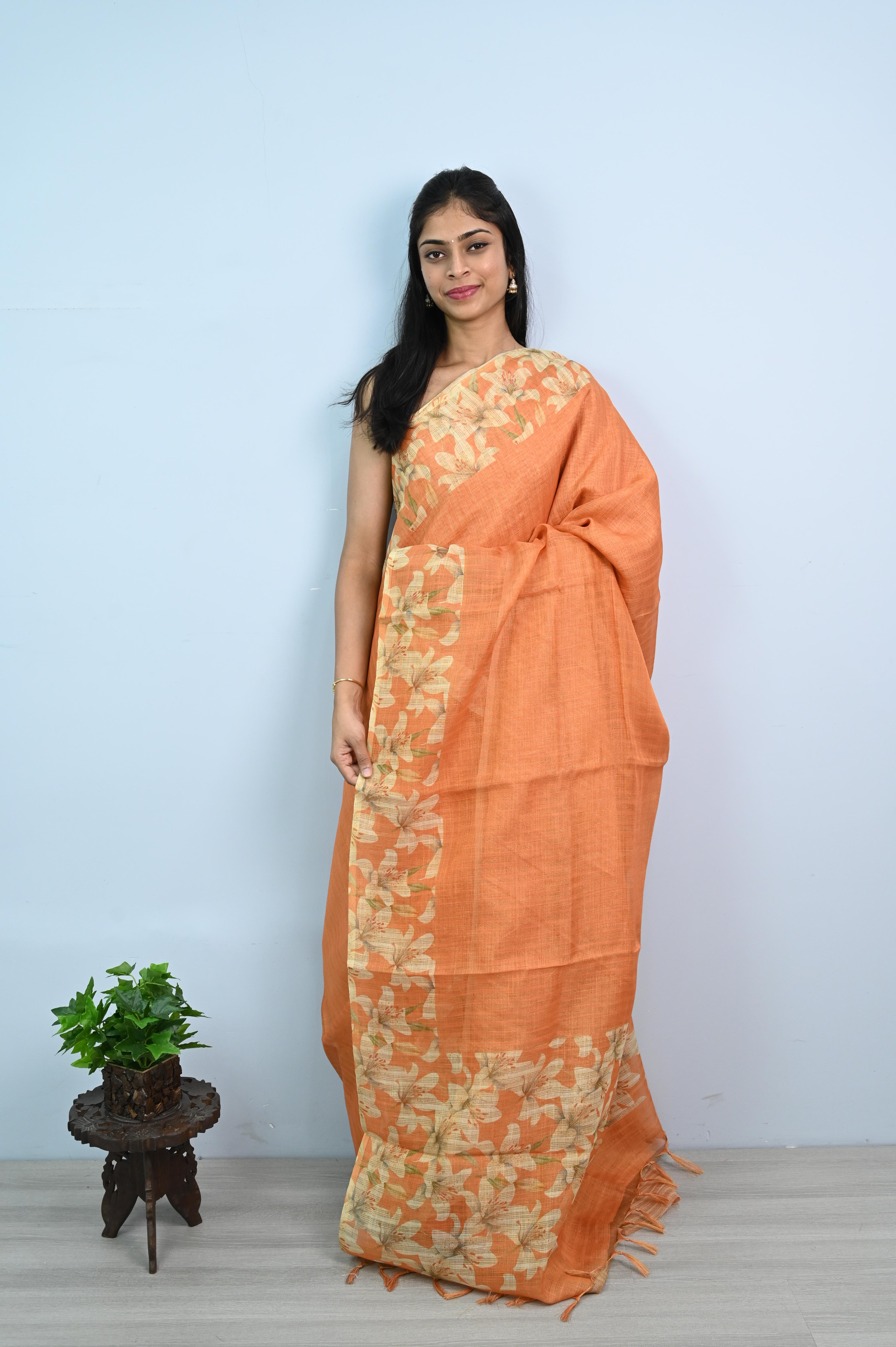 Khadi Tissue Saree