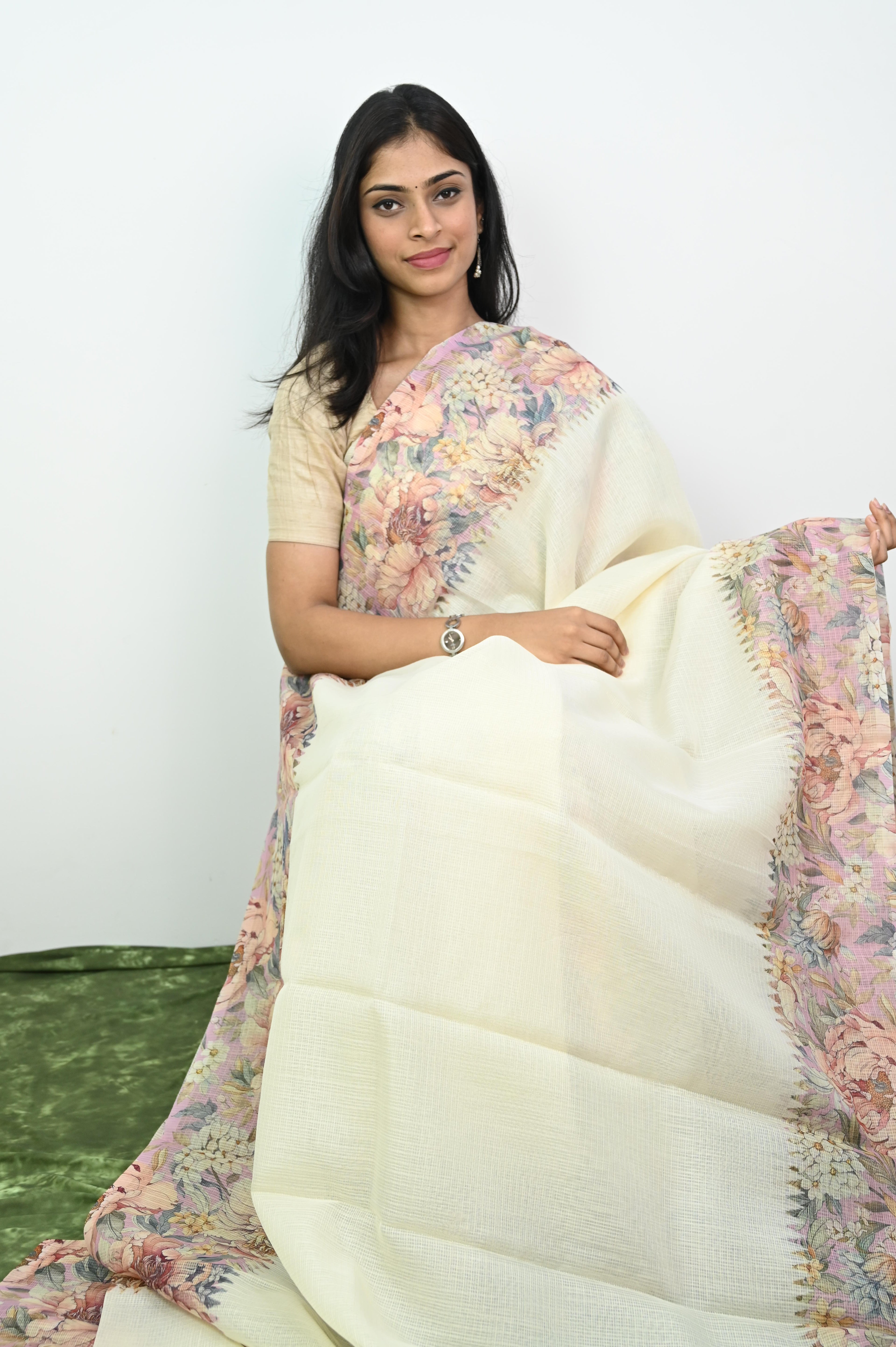 Kota checks saree