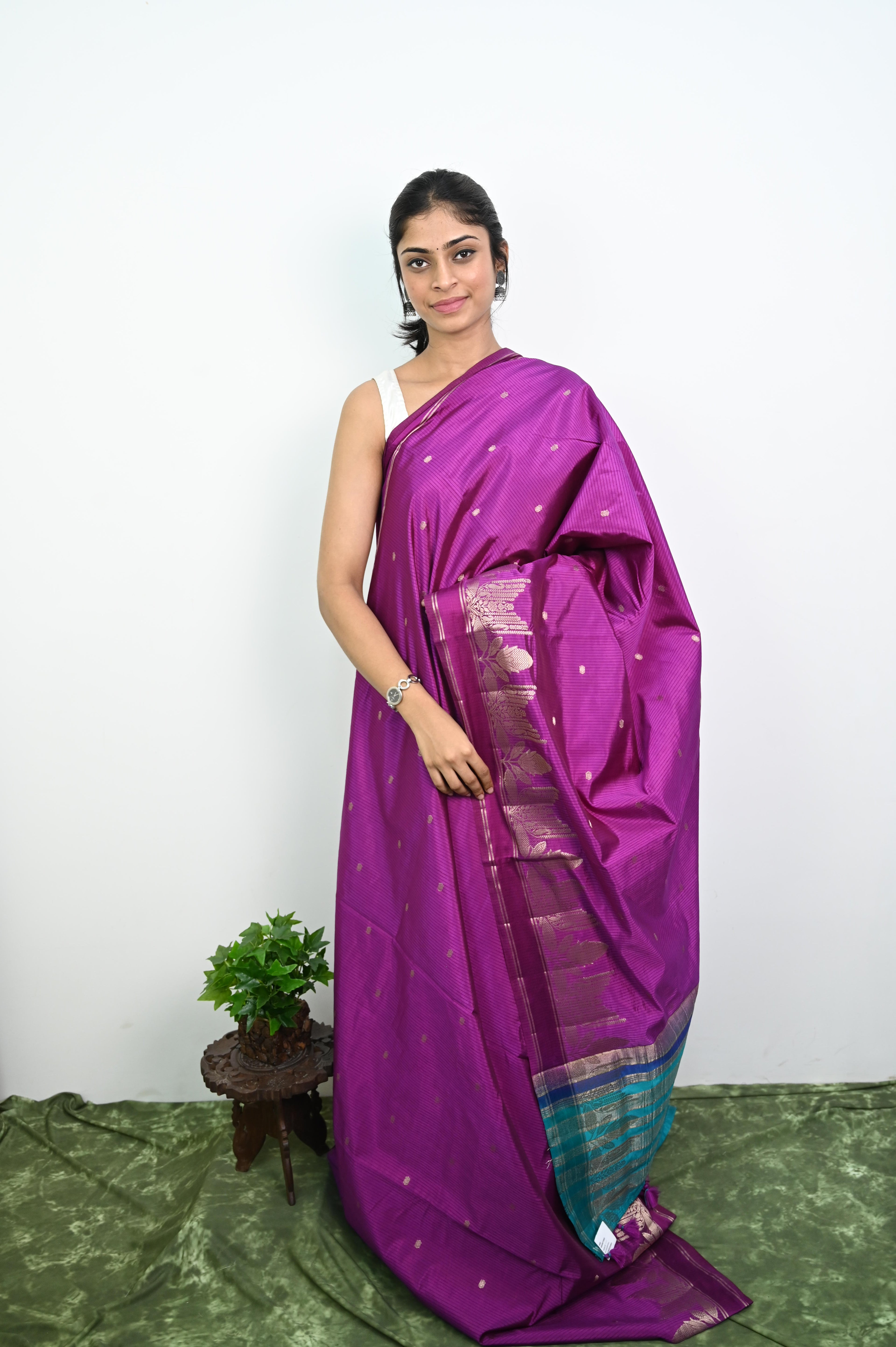 Banarasi Tussar Silk Saree