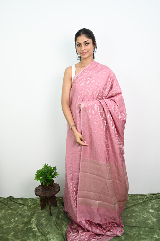 Banarasi Chanderi Silk Saree