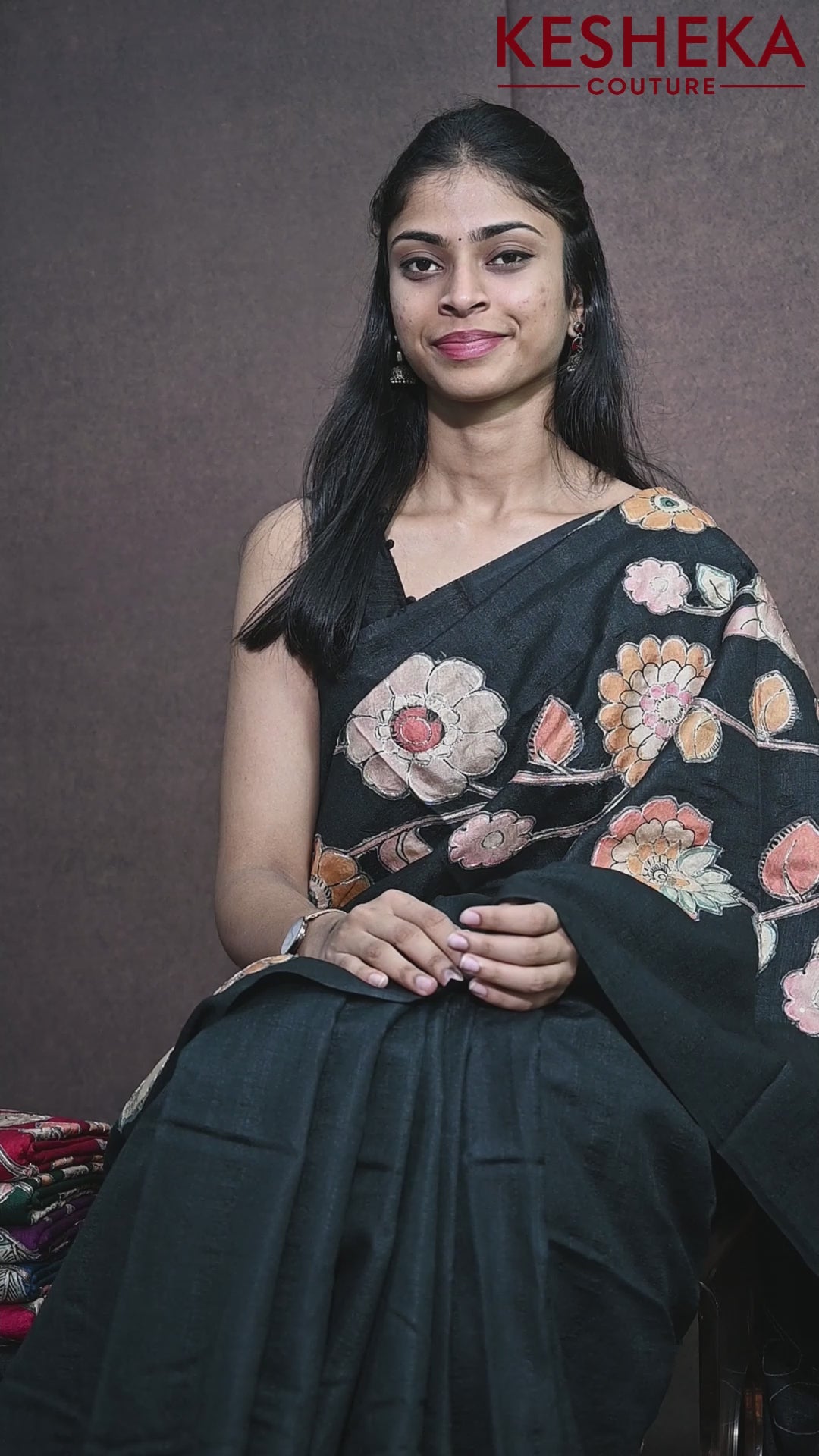 Matka Tussar Saree