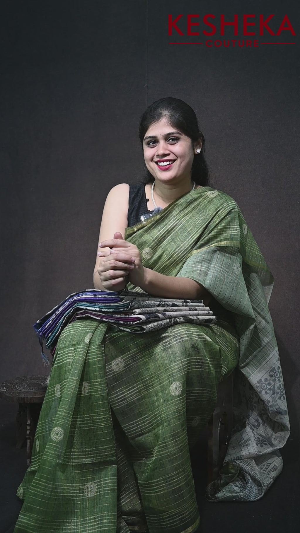 Chanderi Print Saree