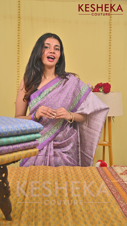 Semi Tussar Saree