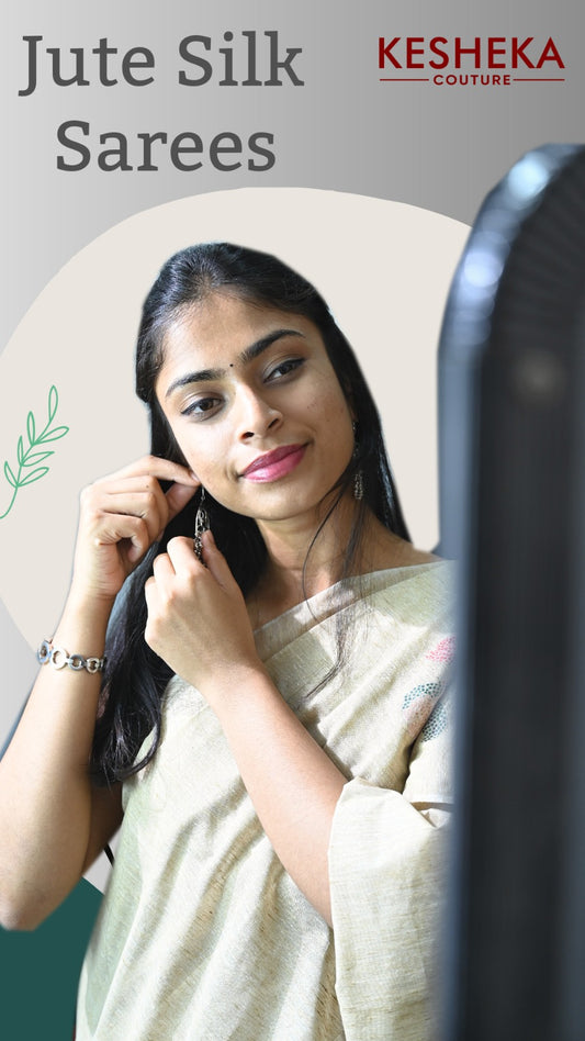 Jute Silk Saree