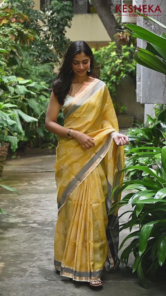 Pure Handloom Mangalagiri Saree