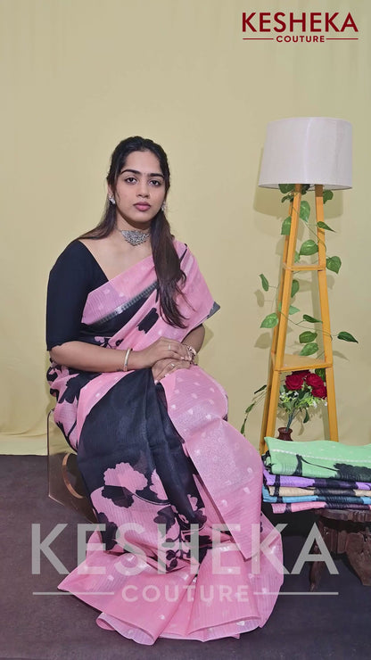 Printed Silk Kota Saree