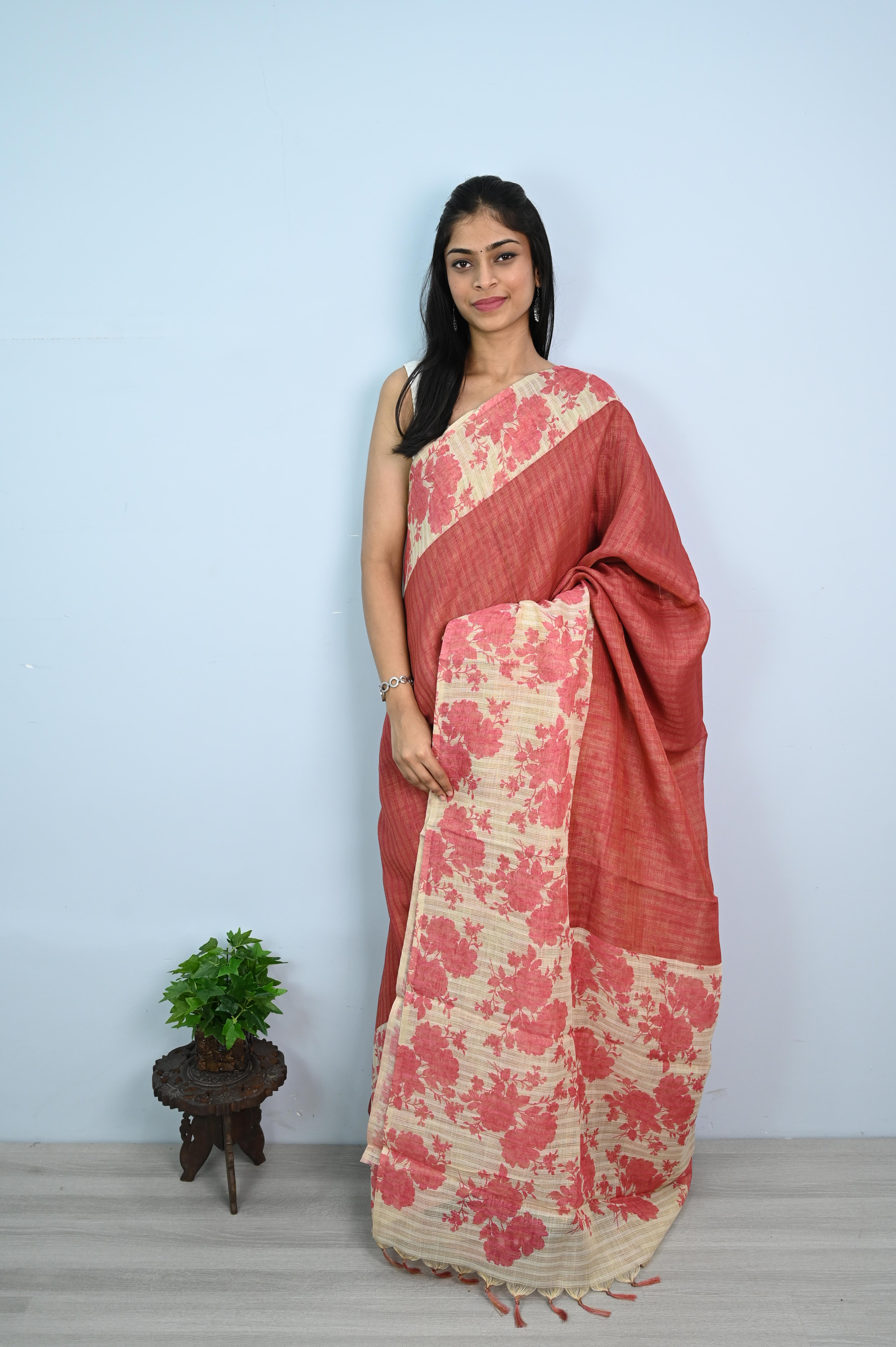 Khadi Tissue Saree