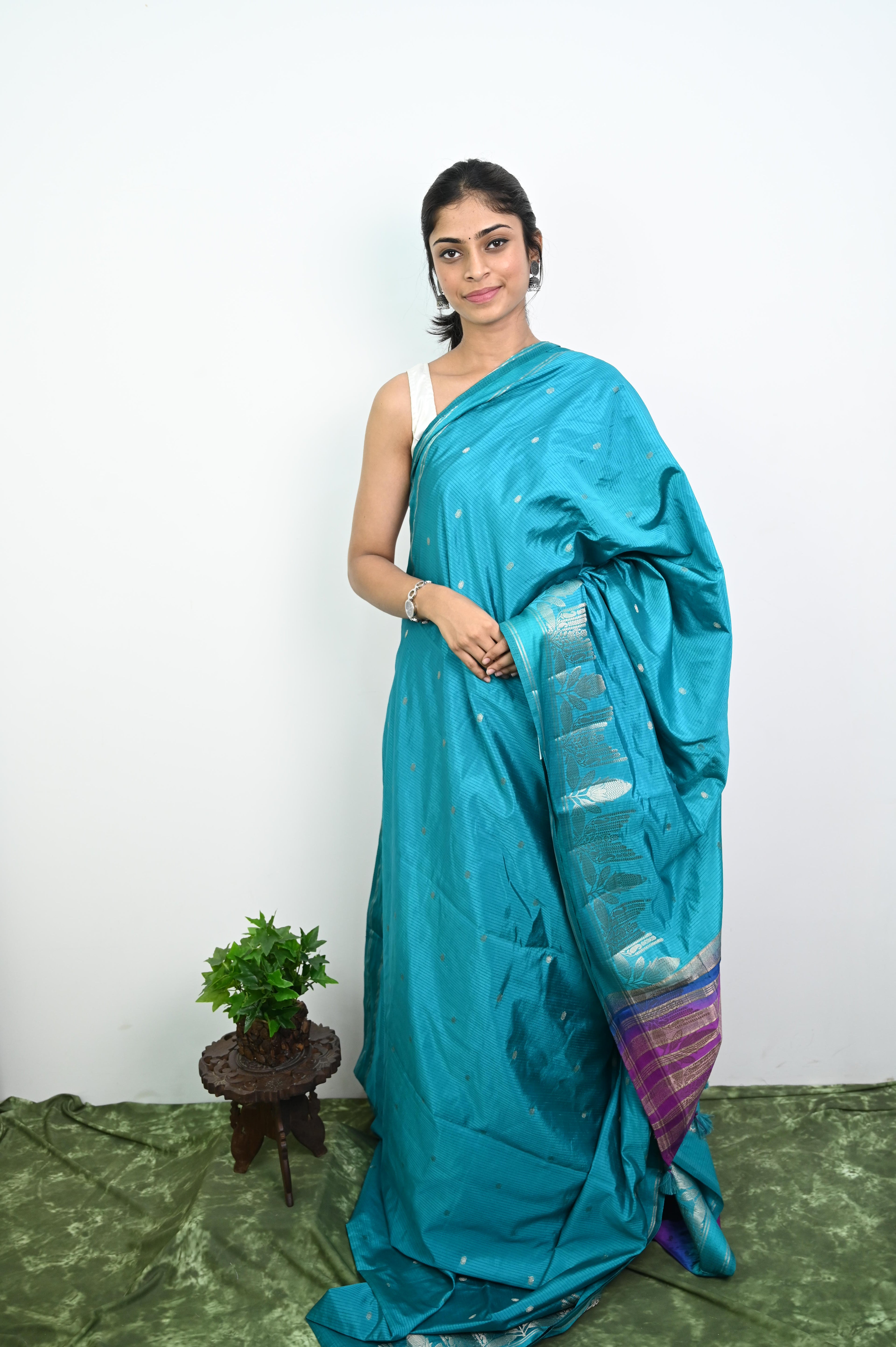 Banarasi Tussar Silk Saree
