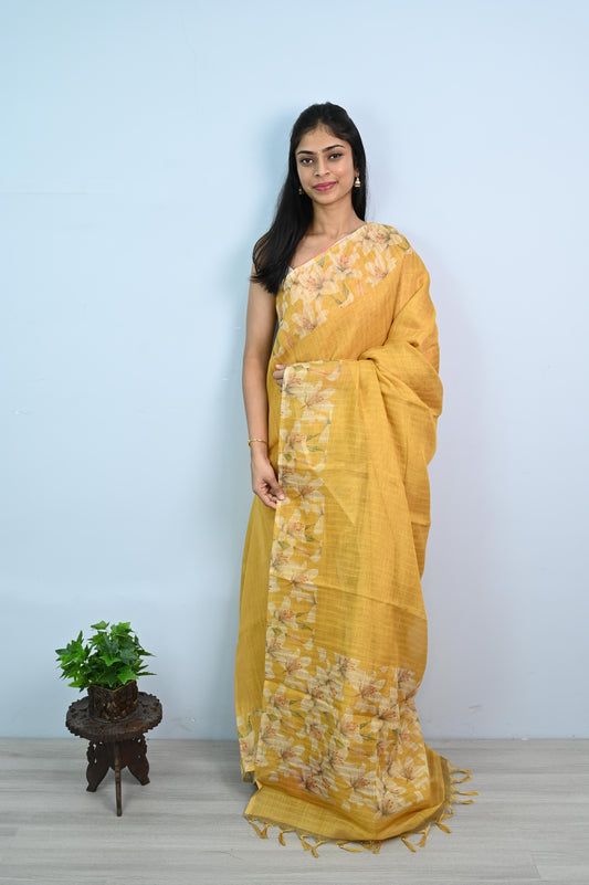 Khadi Tissue Saree