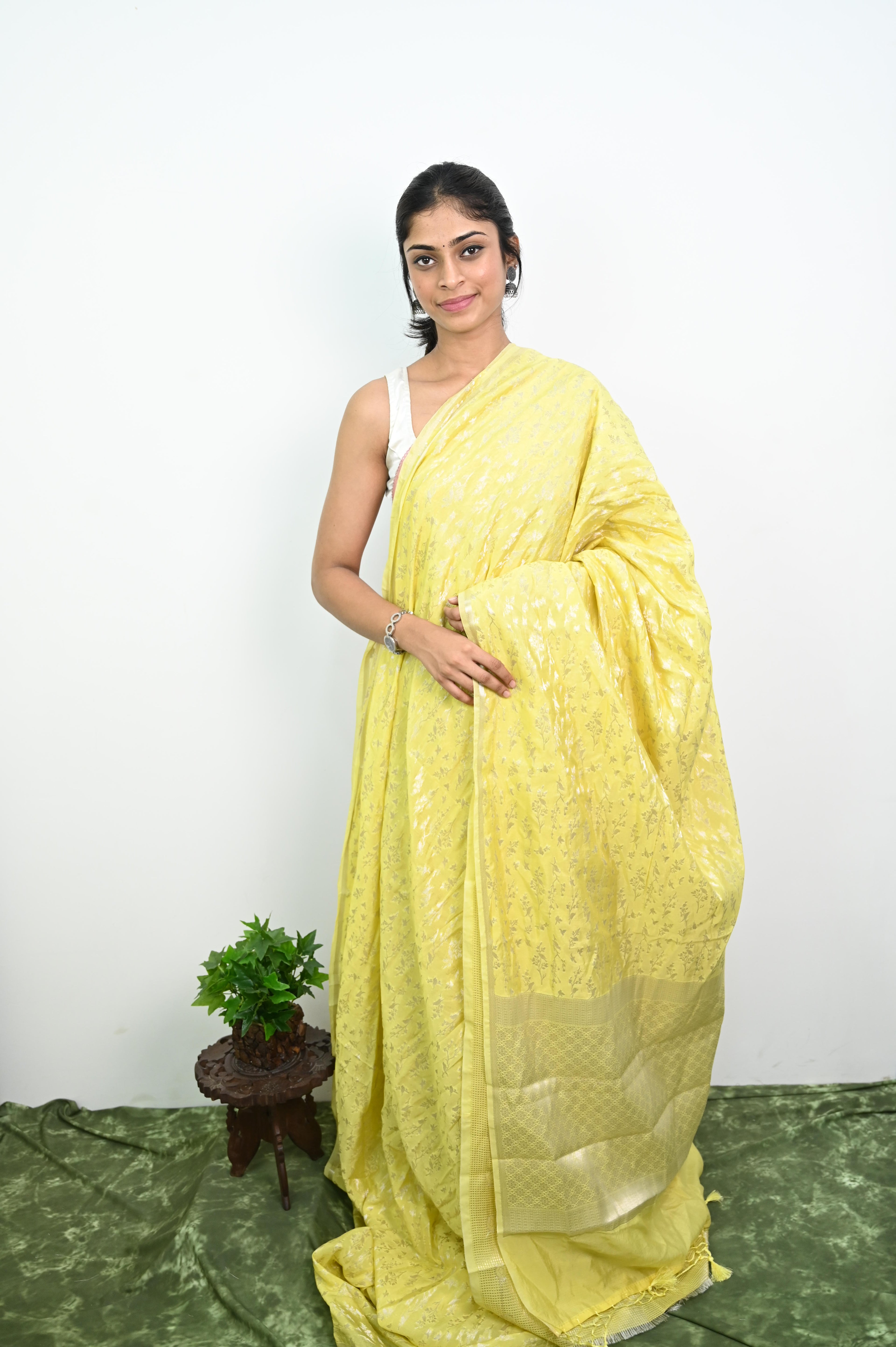 Banarasi Chanderi Silk Saree